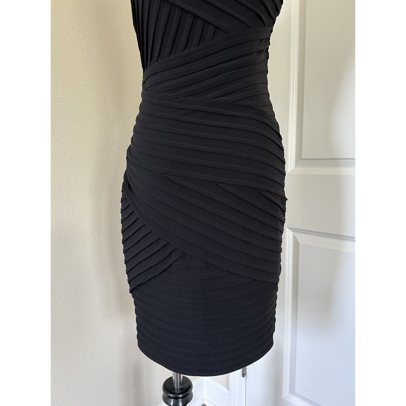 Calvin Klein Calvin Klein Black Business Cocktail Dress Size 2 Size XS / US 0-2 / IT 36-38 - 10 Thumbnail