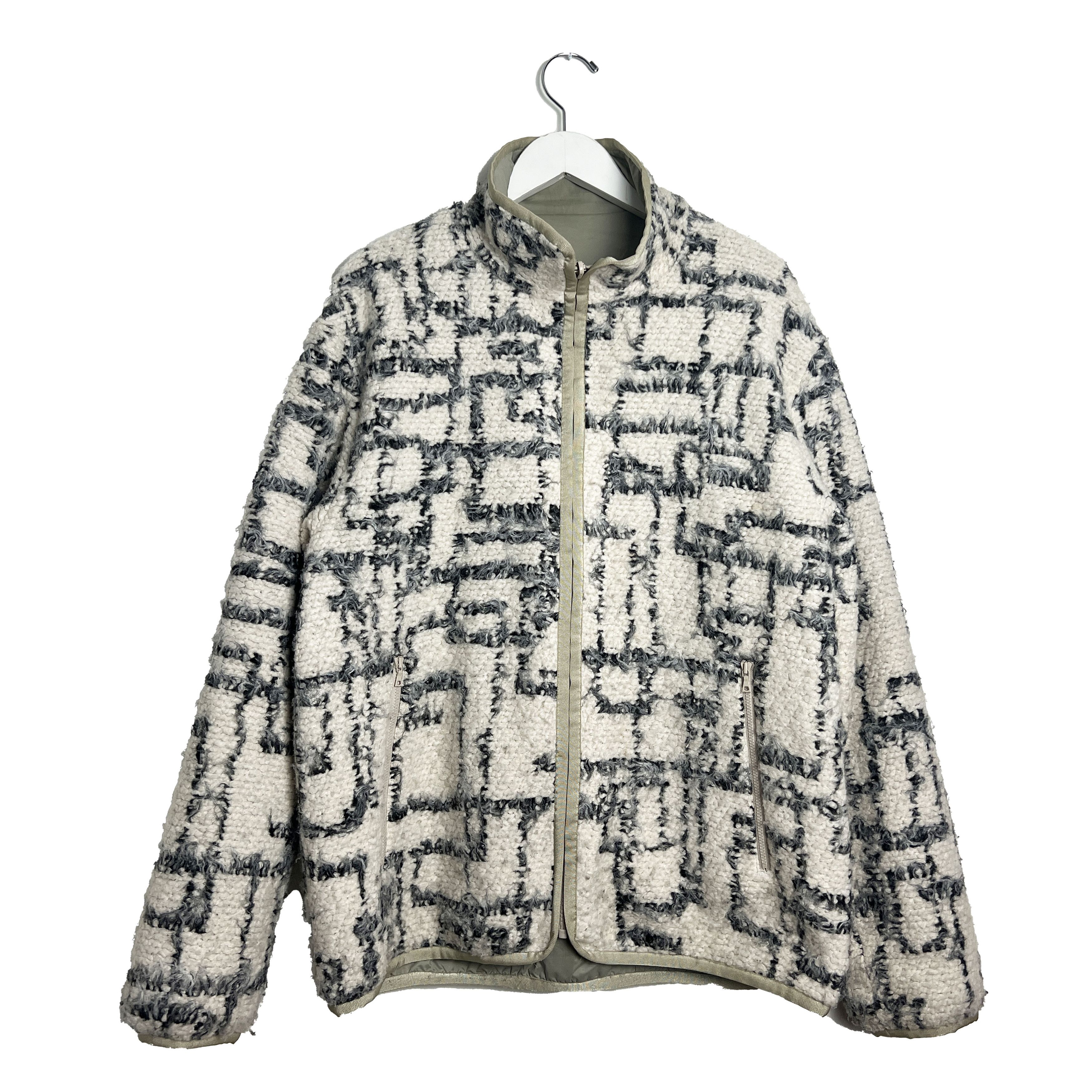 John Elliott Reversible Off-White Polar Fleece Zip-Up Jacket Size US XL / EU 56 / 4 - 1 Thumbnail