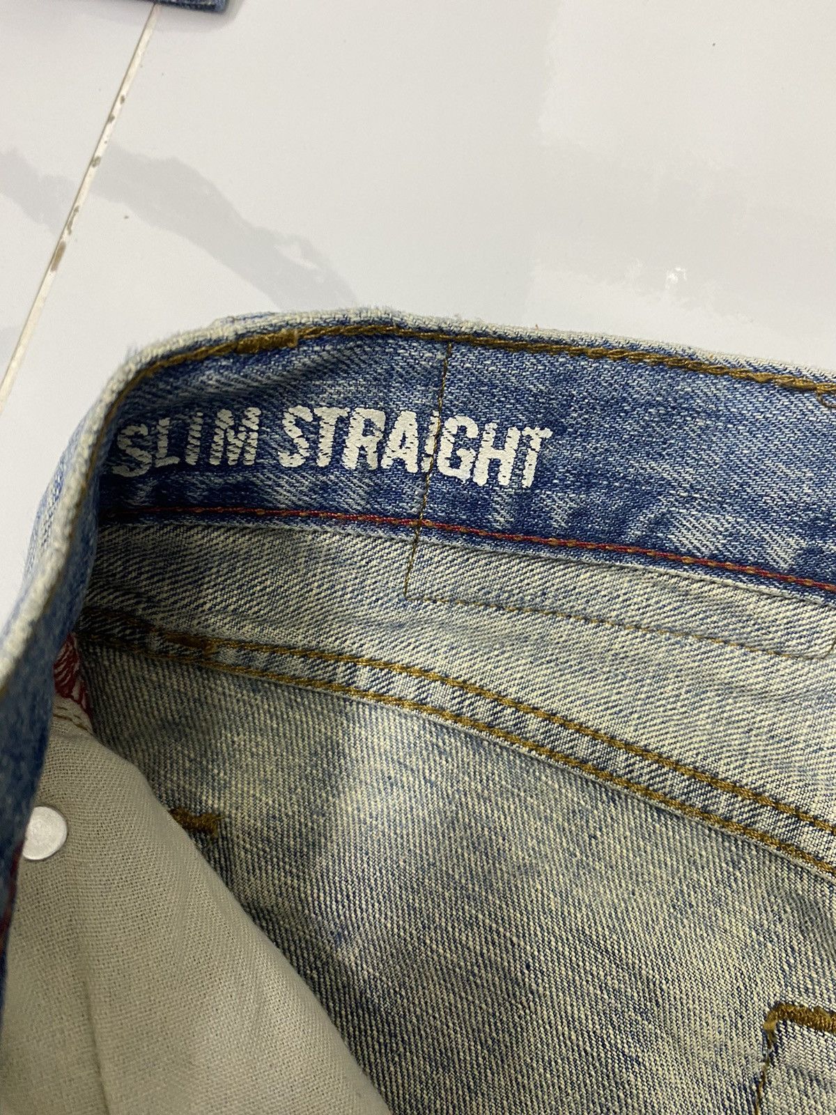 Japanese Brand × Mossimo 🔥DISTRESSED DENIM MOSSIMO SUPPLY CO DENIM JEANS Size US 31 - 9 Thumbnail