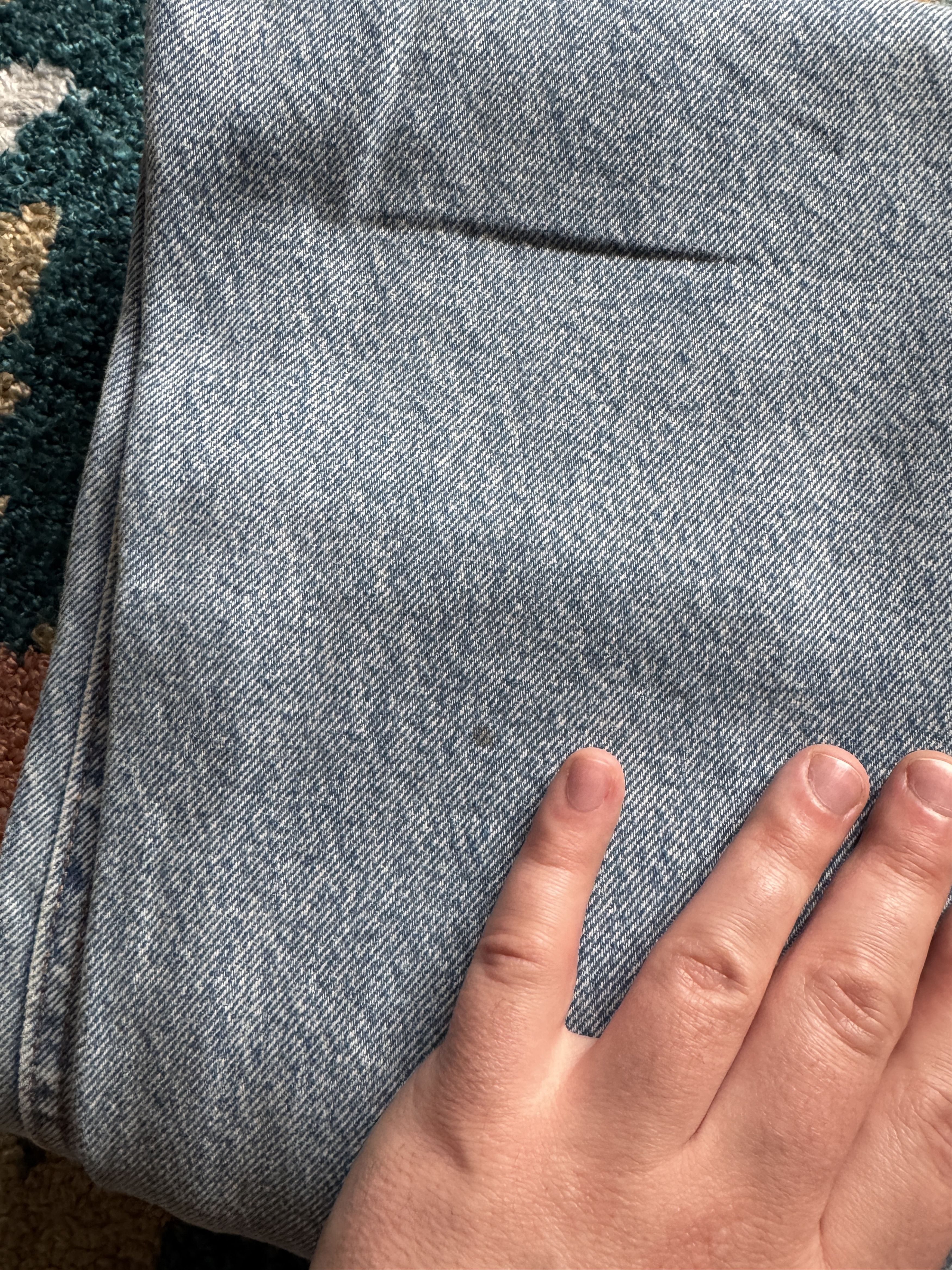 Abercrombie & Fitch Double Knee Carpenter / Painter Jeans - Y2K Light Wash Size US 33 - 5 Thumbnail