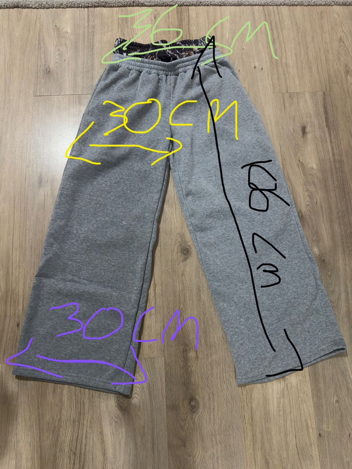 Vintage double waisted baggy sweatpants w/ pockets Size US 32 / EU 48 - 4 Thumbnail