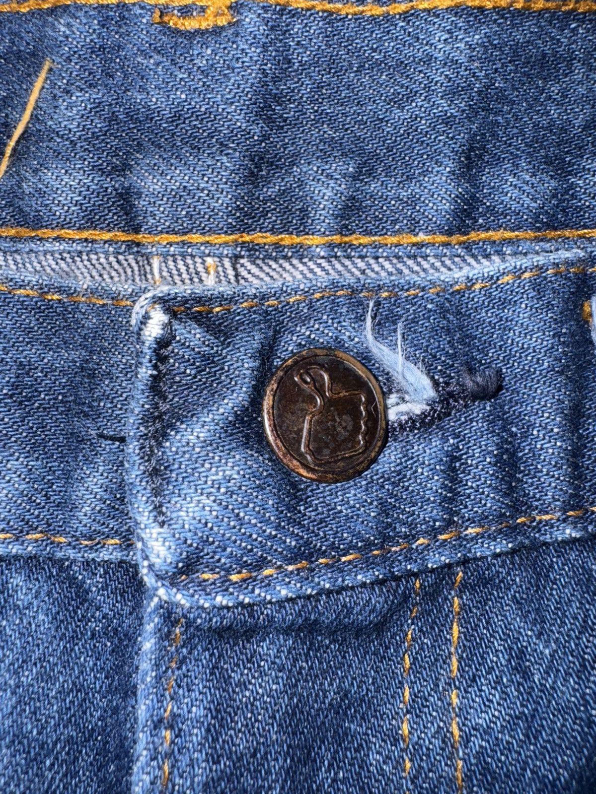 Vintage Real Denim Flared Jeans Size US 34 / EU 50 - 2 Thumbnail