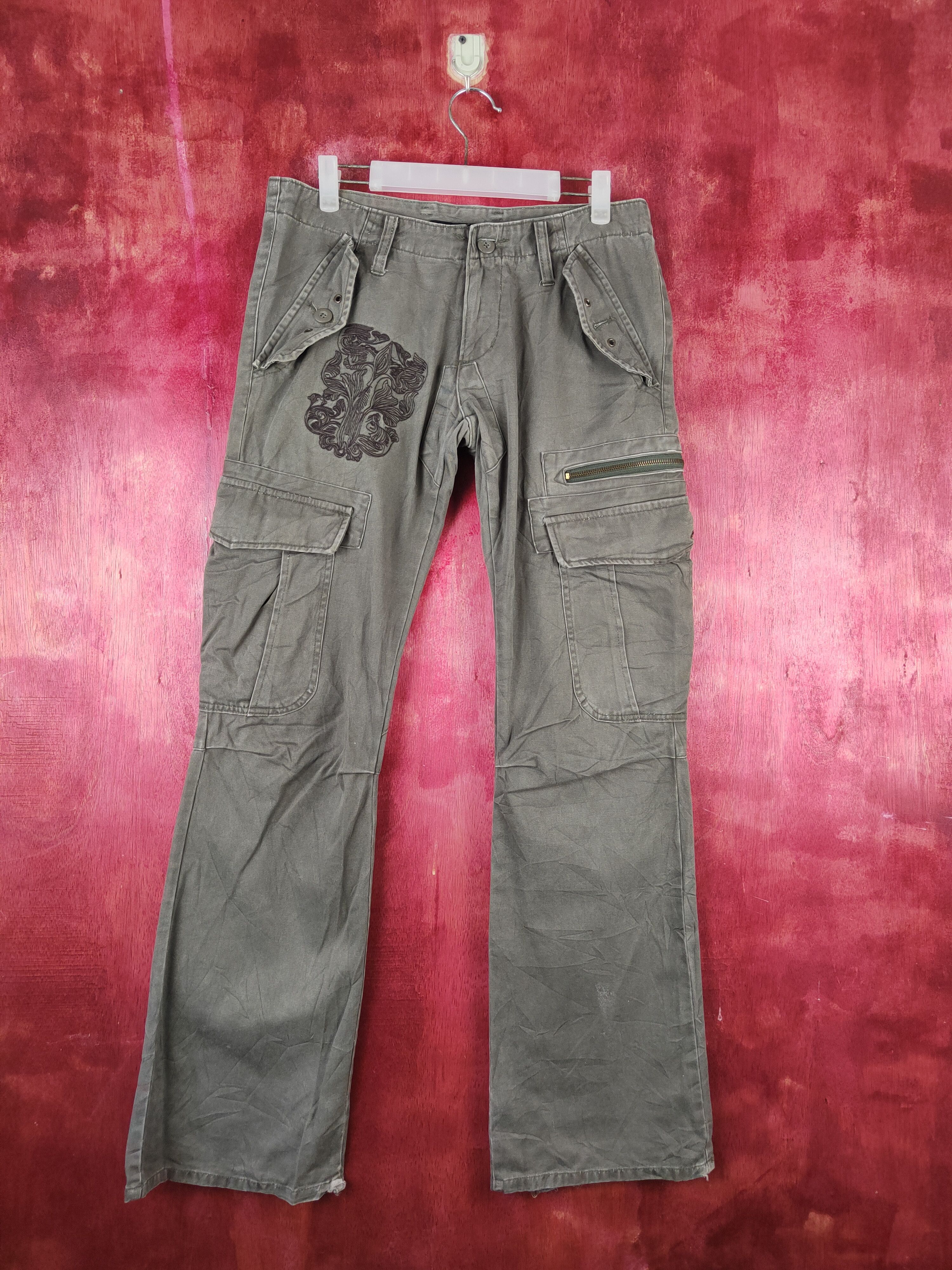 Japanese Brand Root Three Olive Multipocket Tactical Cargo Pants #S1798 Size US 30 / EU 46 - 1 Thumbnail