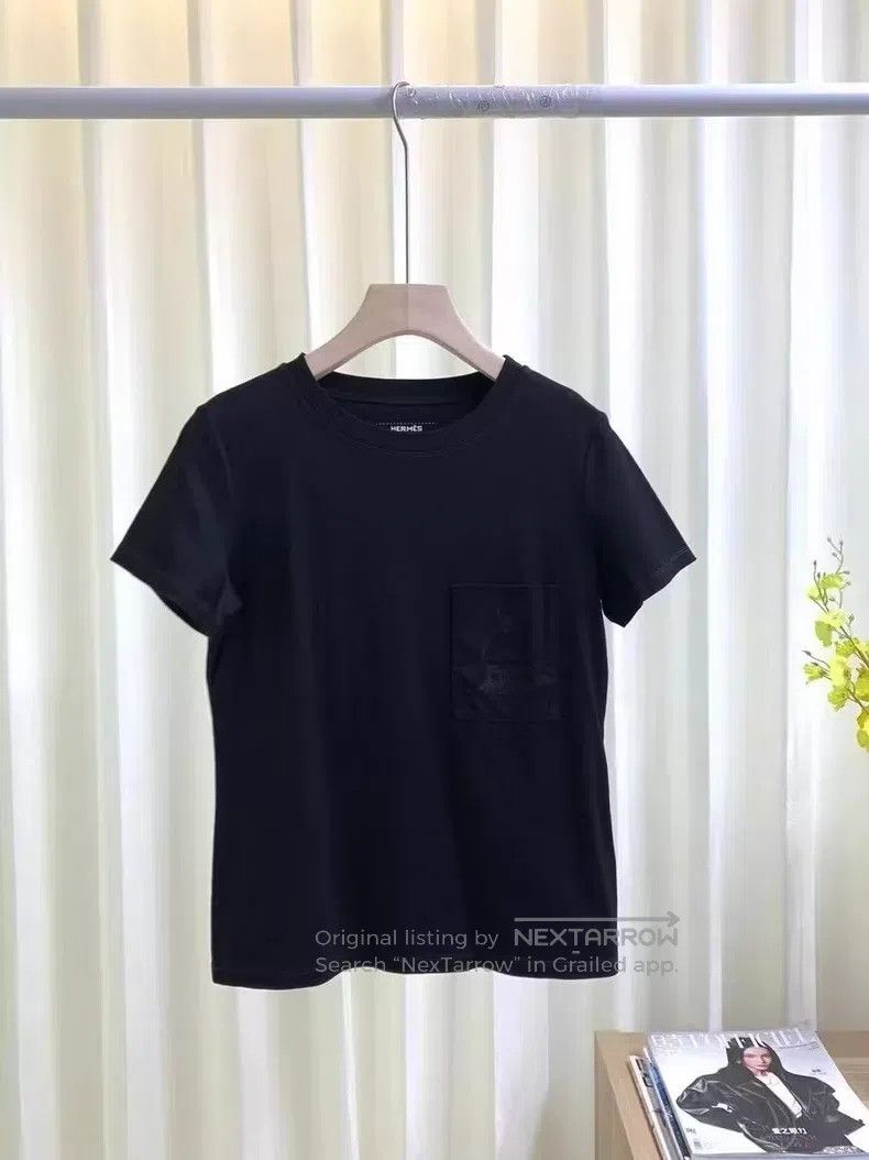 Hermes Hermes Black short T-shirt Size XS / US 0-2 / IT 36-38 - 1 Thumbnail