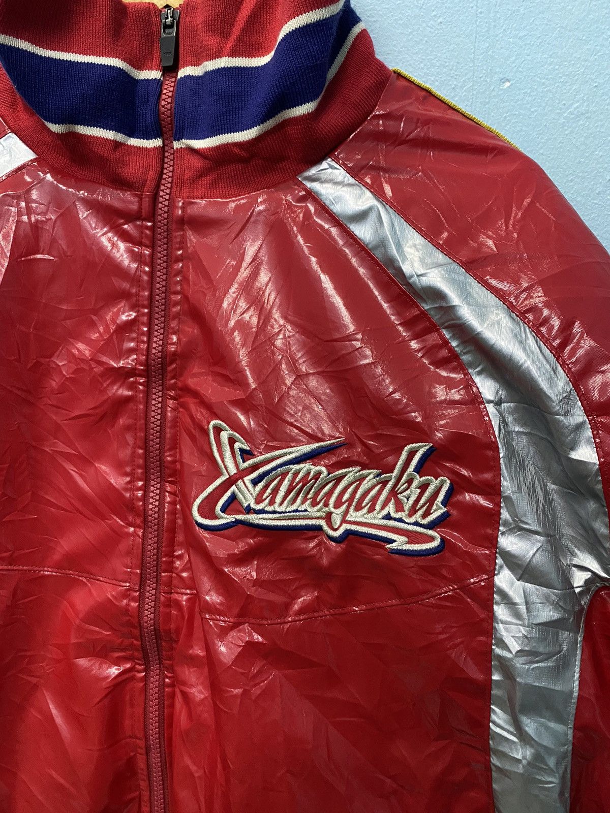 Japanese Brand × Vintage Vintage baseball wear jacket zip up made in japan Size US L / EU 52-54 / 3 - 2 Thumbnail