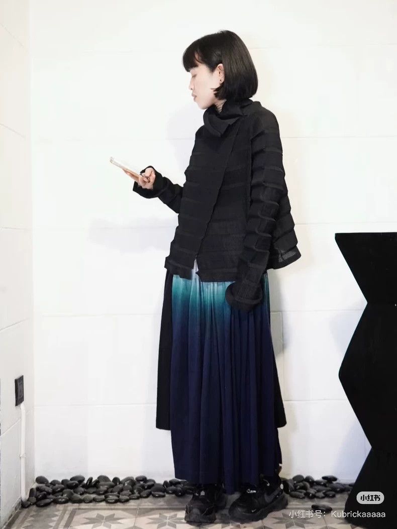 Issey Miyake issey miyake size:2 The bamboo joint coat is smeared with Size XXS / US 00 / IT 34 - 8 Thumbnail