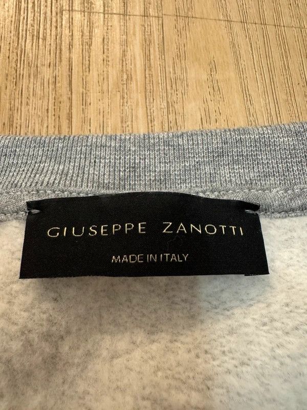 Giuseppe Zanotti Giuseppe Zanotti Logo-Embroidered Cotton Sweatshirt Italy XS Size XS / US 0-2 / IT 36-38 - 6 Thumbnail