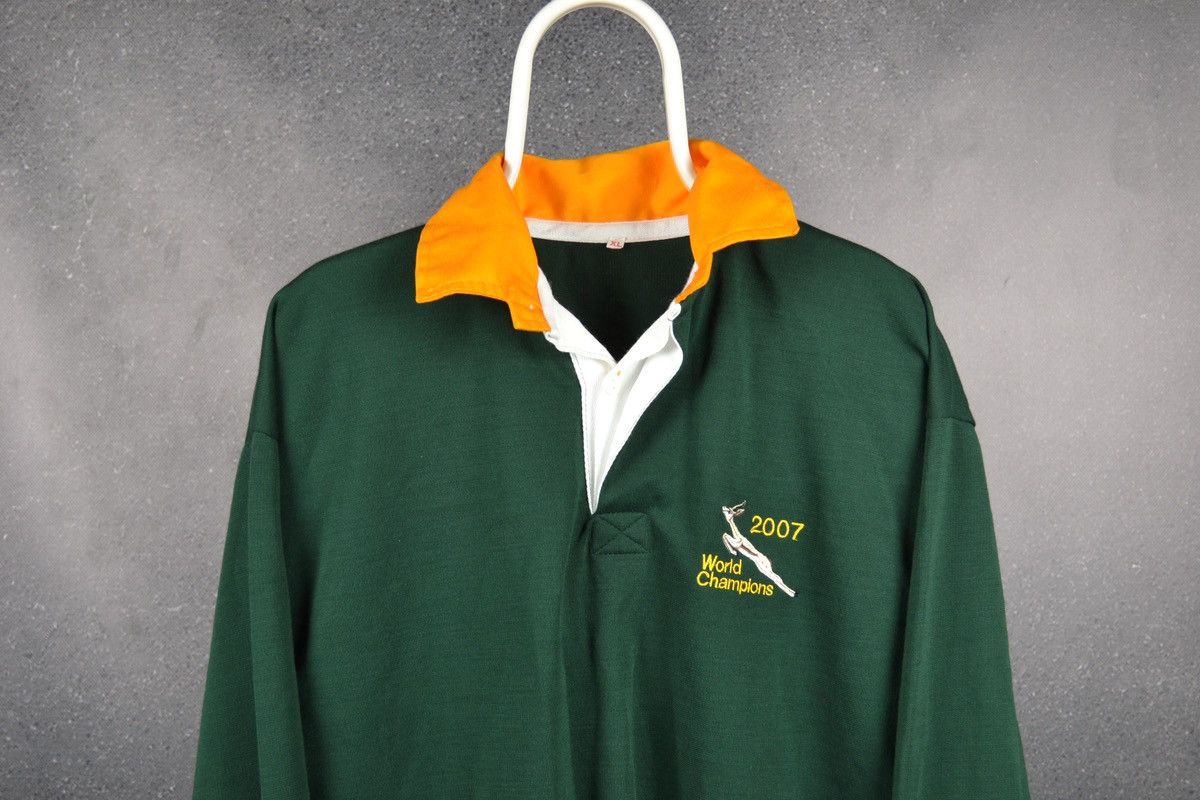 Vintage South Africa 2007 Vintage Rugby Union Shirt World Cup Jersey Size US XL / EU 56 / 4 - 3 Thumbnail