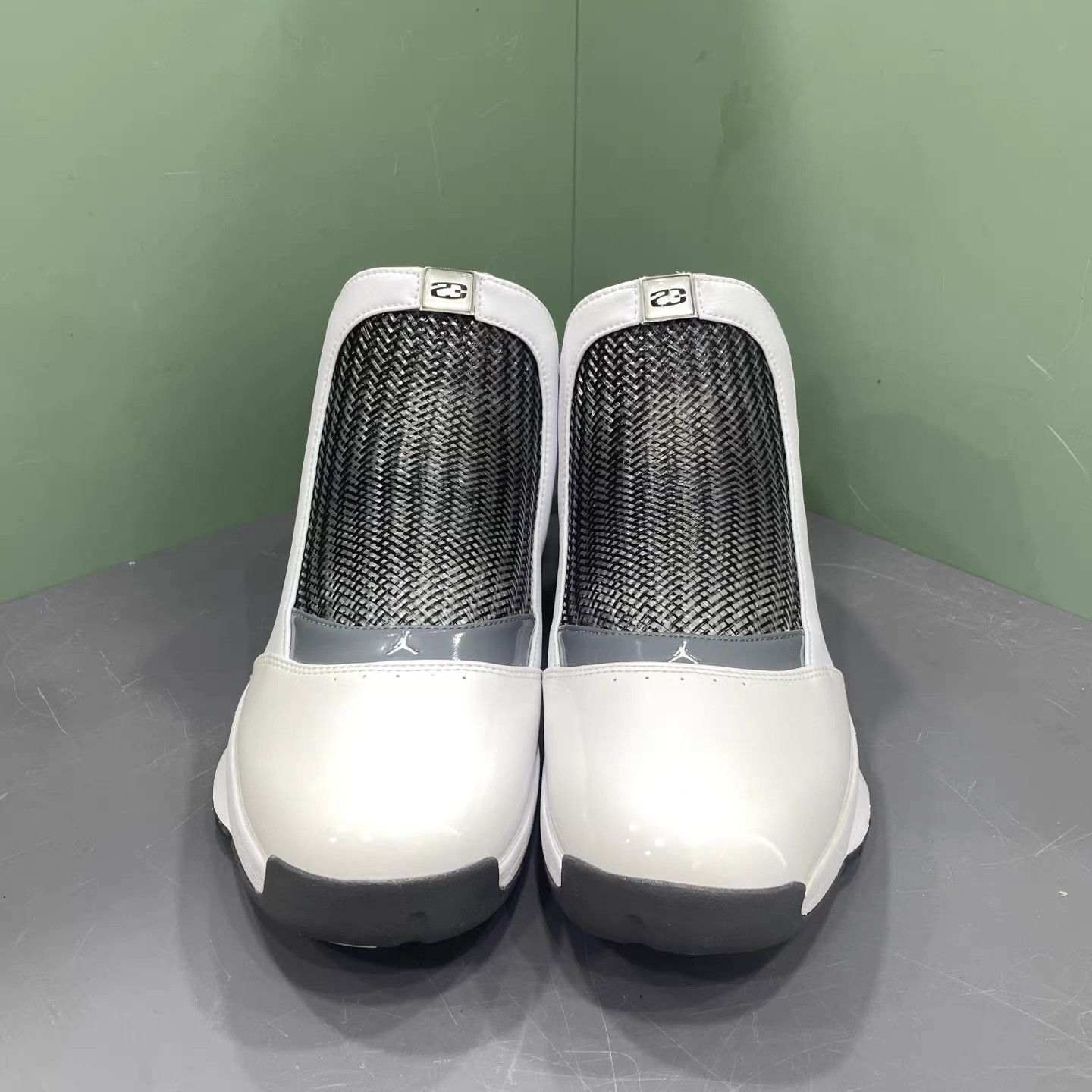Jordan Brand Air Jordan 19 Melo White Grey K15 Size US 10 / EU 43 - 2 Thumbnail