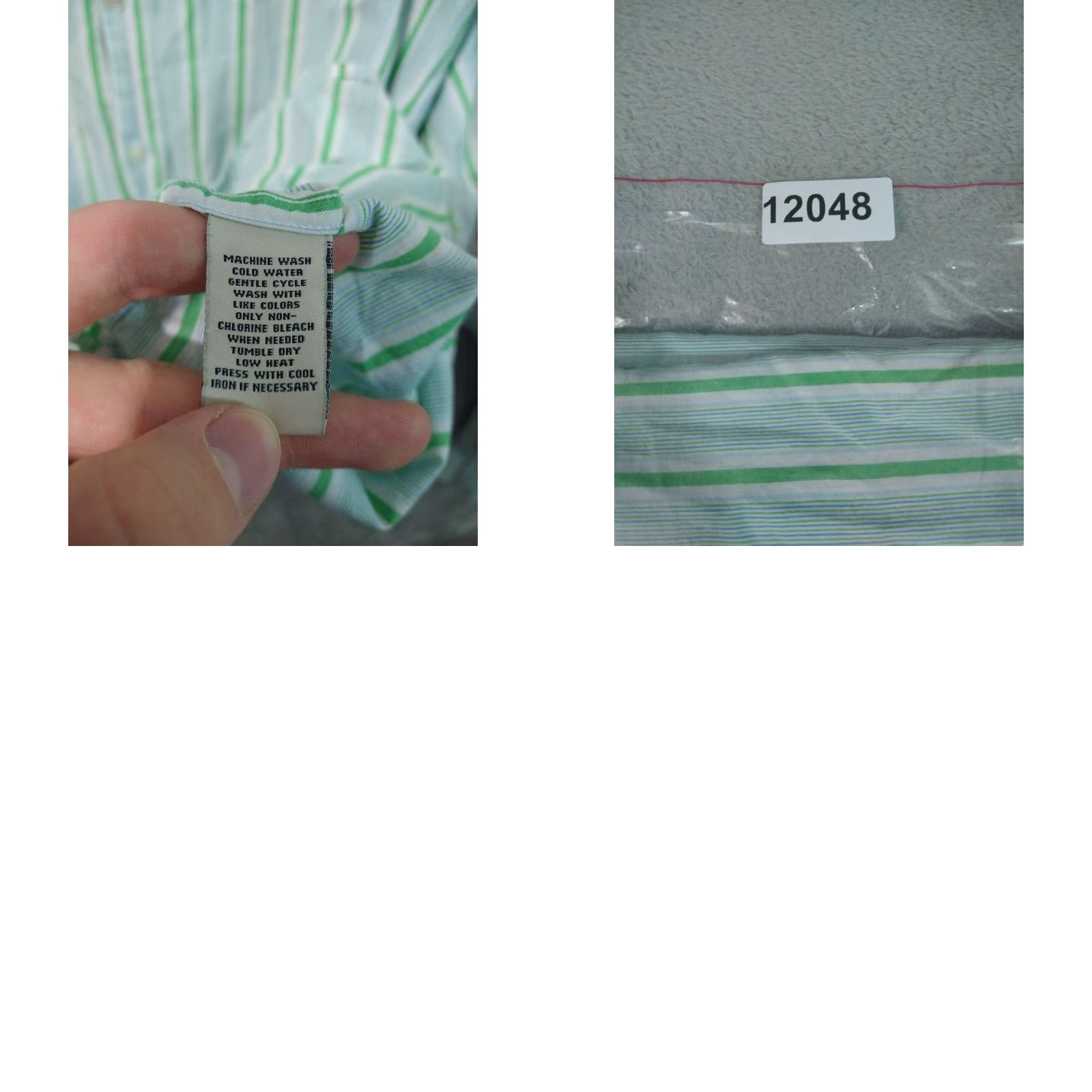 Vintage Polo Jeans Co. Ralph Lauren Shirt Mens 3XT Green Striped Long Sleeve Button Up Size US XXL / EU 58 / 5 - 8 Thumbnail