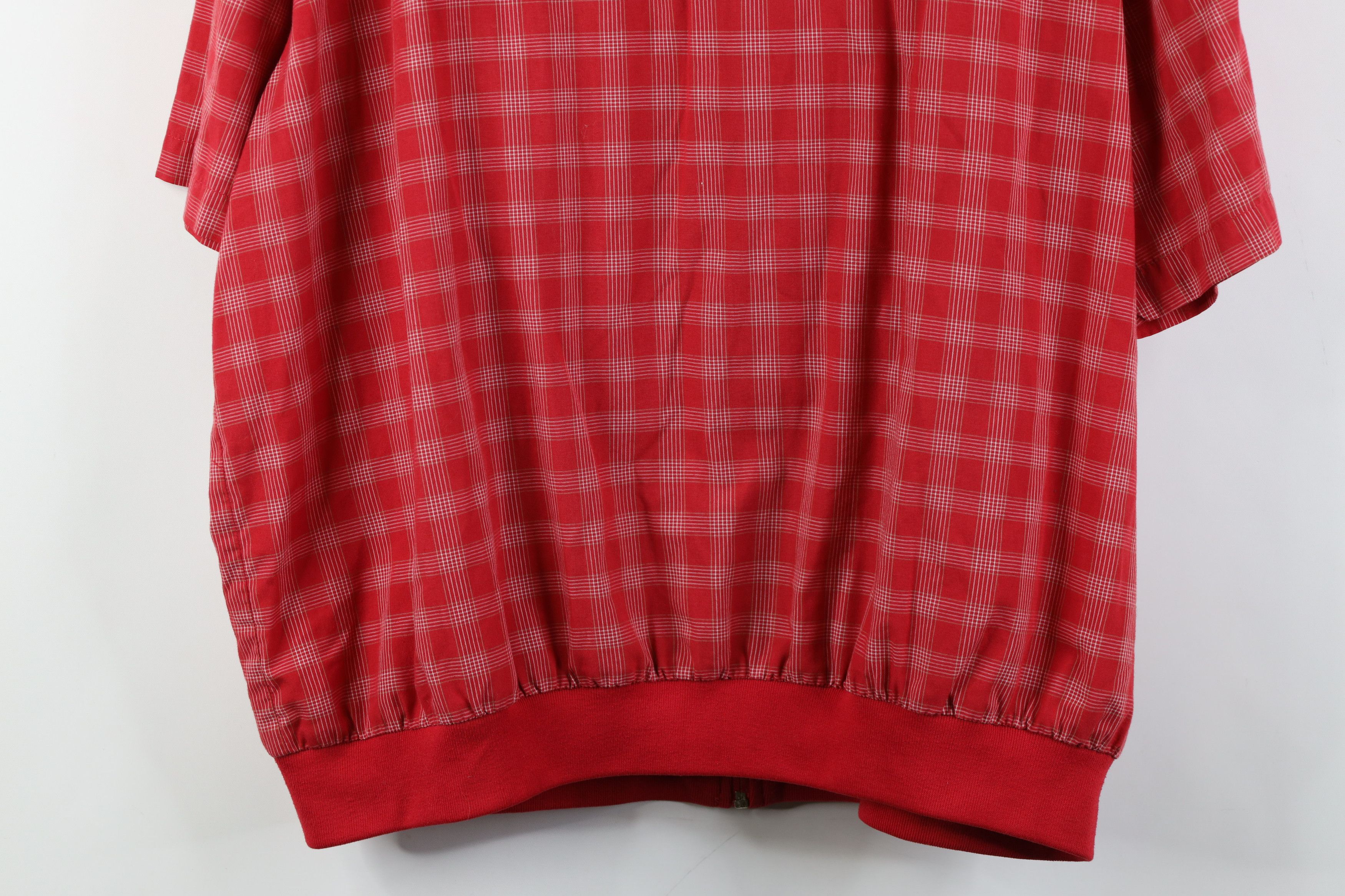 Vintage Vintage 90s Streetwear Short Sleeve Full Zip Shirt Jacket Size US XXL / EU 58 / 5 - 13 Thumbnail