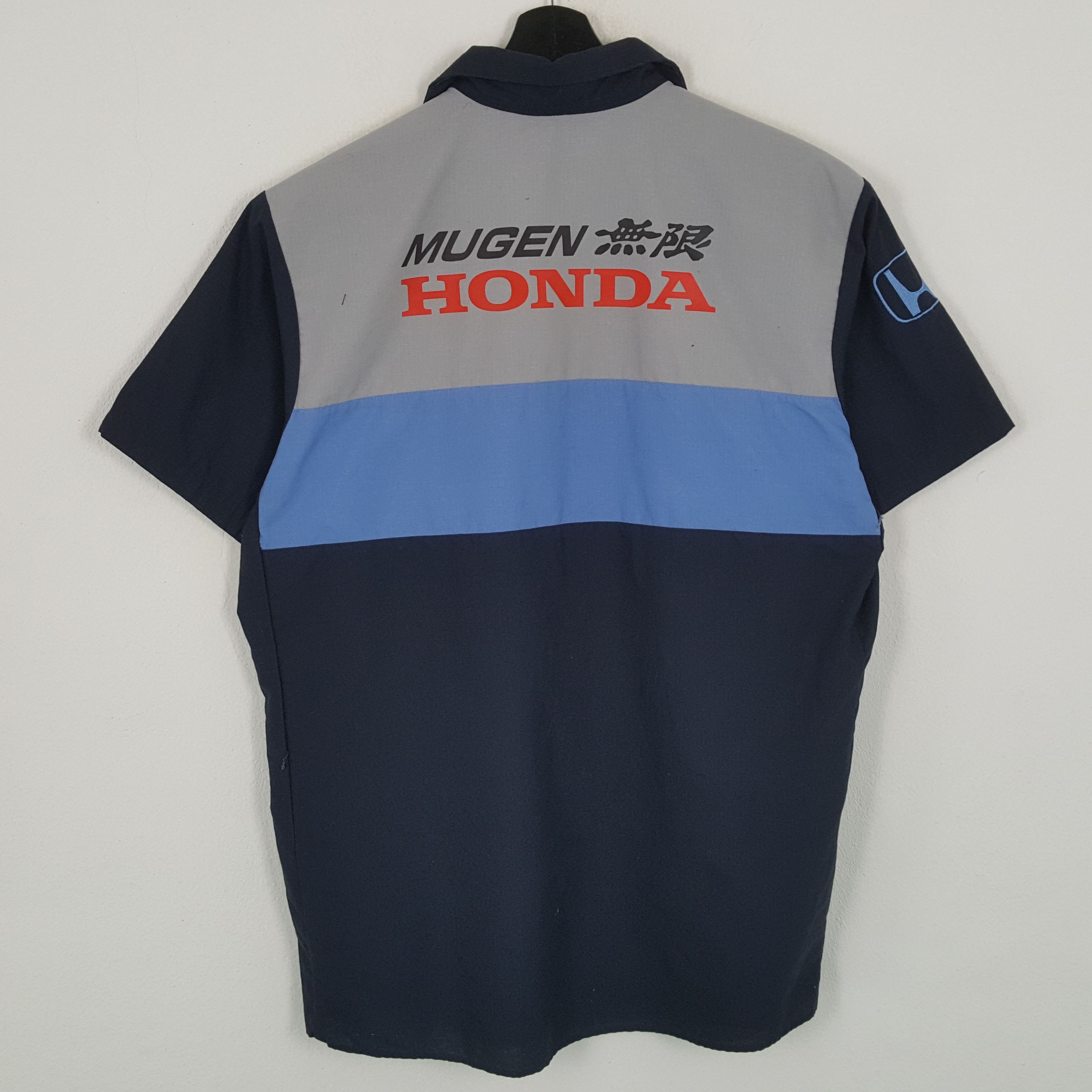 Honda × Vintage MUGEN HONDA Racing Workwear Style Custom Shirt Size US XL / EU 56 / 4 - 1 Thumbnail
