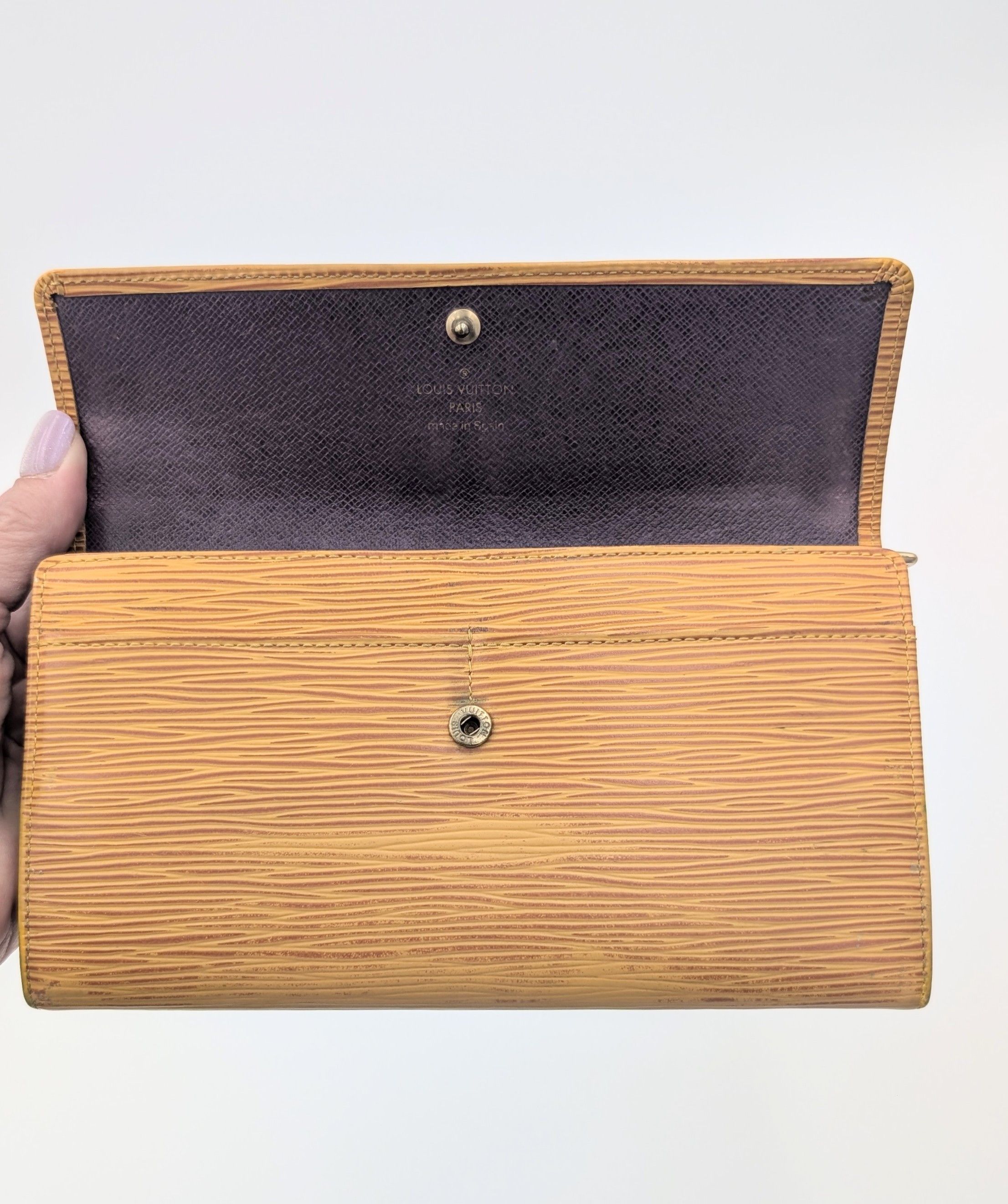Louis Vuitton Auth LOUIS VUITTON Epi Porte Tresor International Wallet Size ONE SIZE - 6 Thumbnail