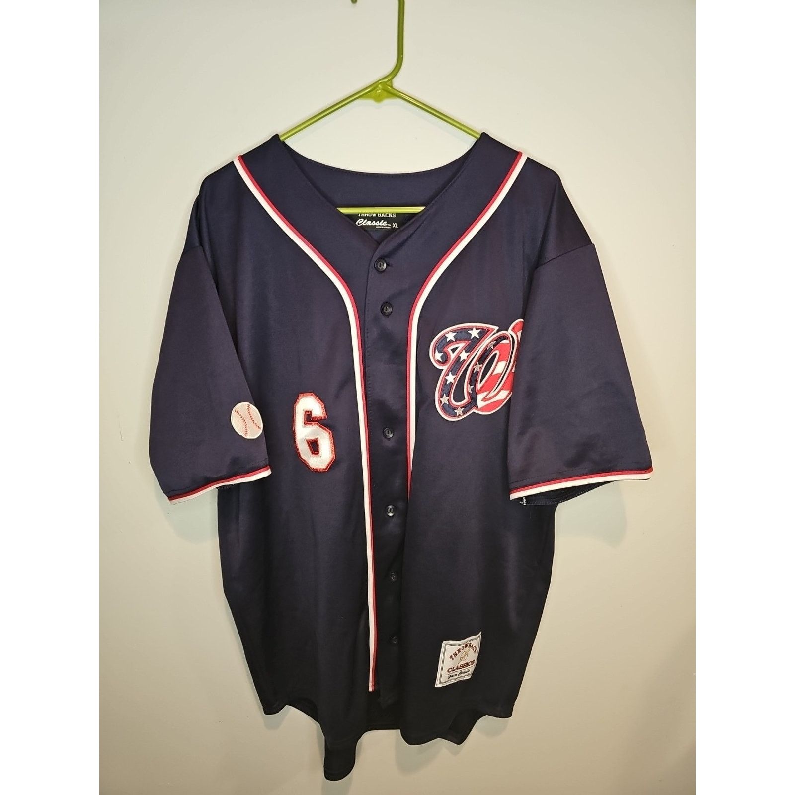 MLB Washington Nationals MLB Throwbacks Jersey Anthony Rendon XL Size US XL / EU 56 / 4 - 1 Thumbnail