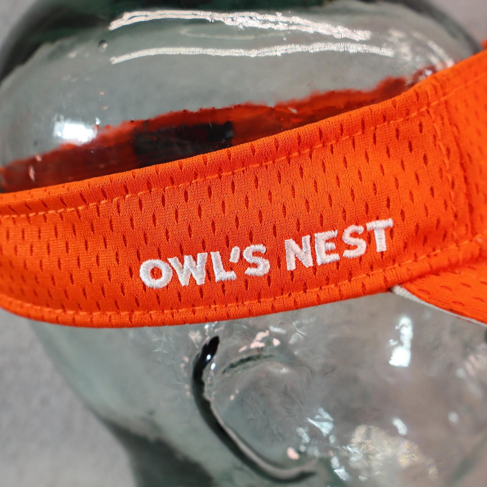 Other Vtg Hooters Visor Owl's Nest Orange Mesh Hat Cap Otto Size ONE SIZE - 5 Thumbnail