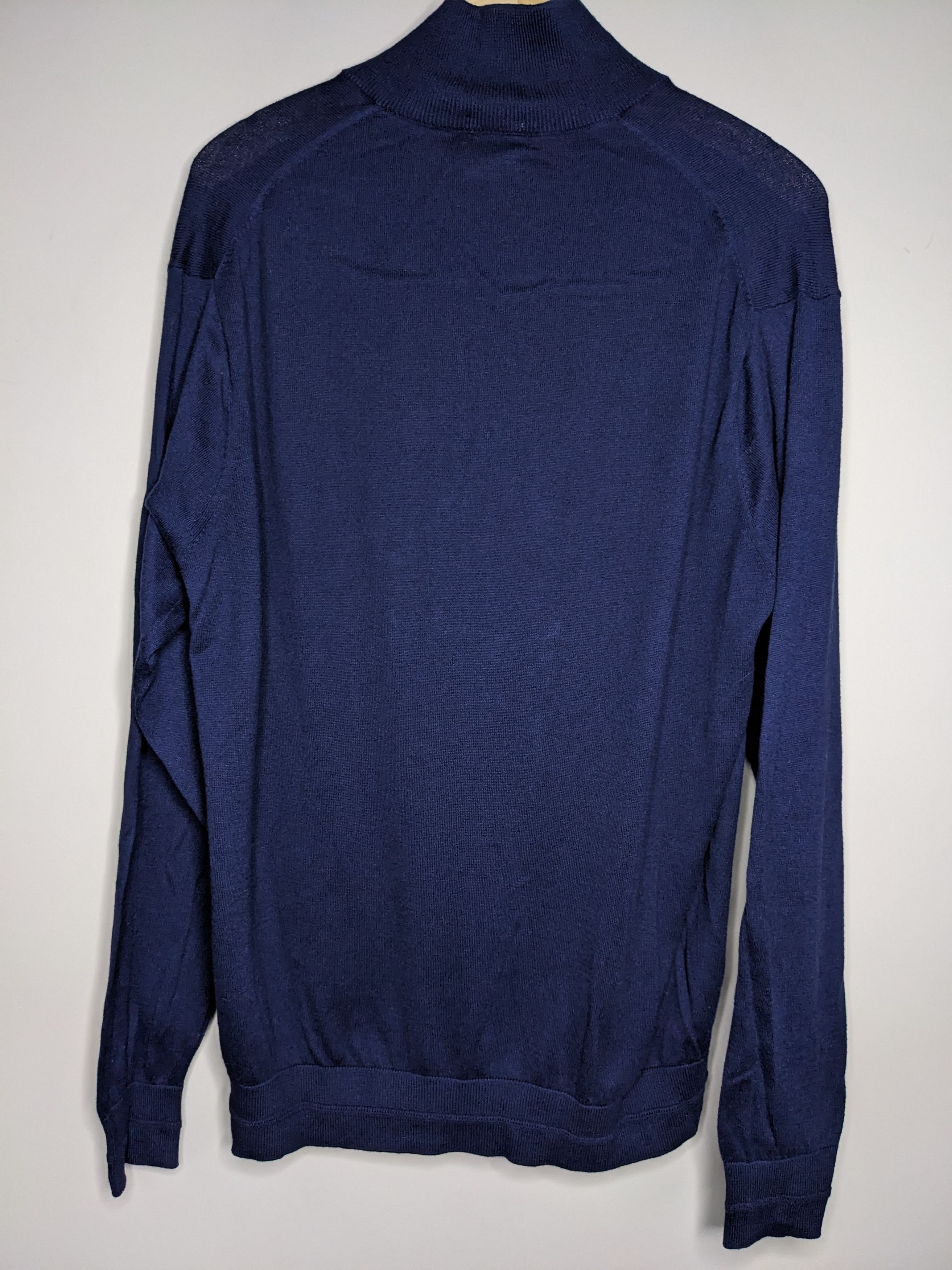 Lacoste Lacoste Quarter Zip Knit Sweater Cashmere Mens XL Mock Neck Size US XL / EU 56 / 4 - 3 Thumbnail