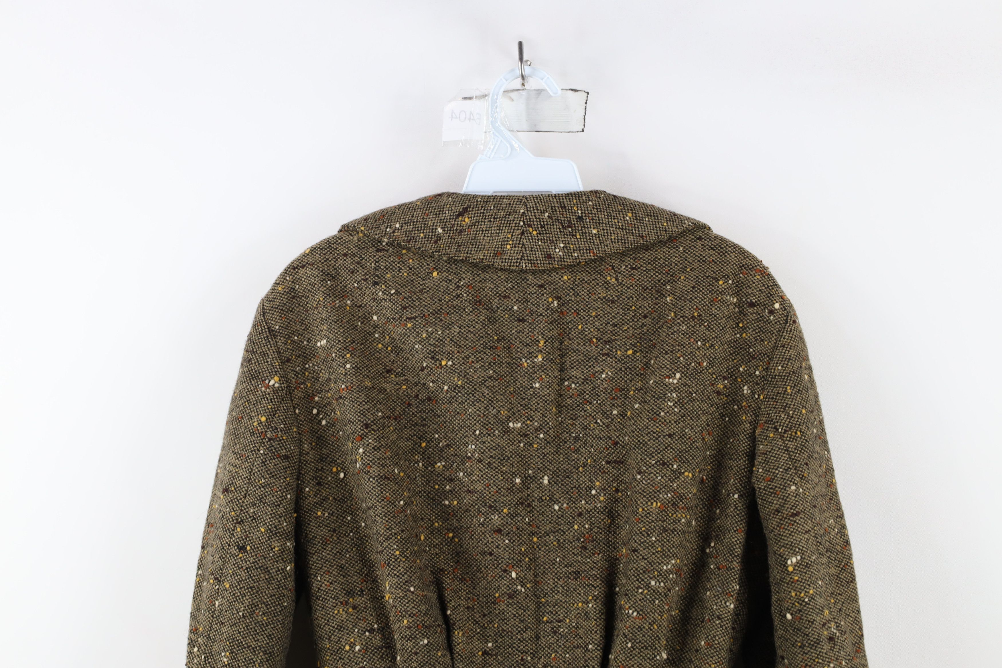 Vintage Vintage 50s Italian Couture Blazer Jacket Atomic Fleck Size XL / US 12-14 / IT 48-50 - 11 Thumbnail
