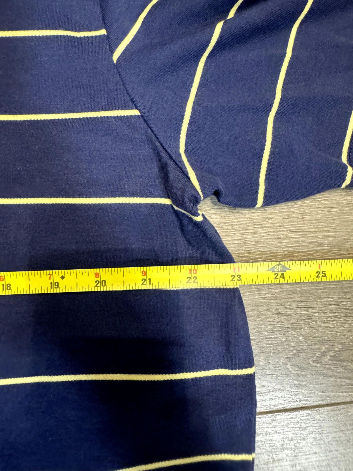 Oakley OAKLEY Casual SS Polo Shirt Blue & Yellow Striped Size US XL / EU 56 / 4 - 7 Thumbnail