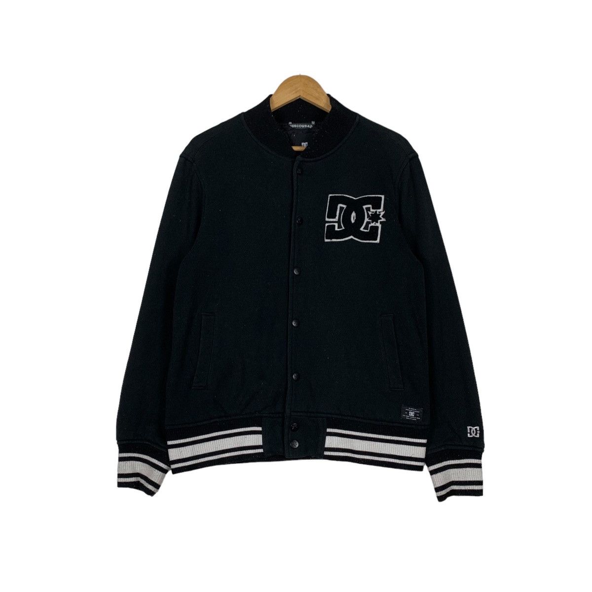 DC DC Shoe Company Big Logo Varsity Jacket #1177-C54 Size US M / EU 48-50 / 2 - 3 Thumbnail