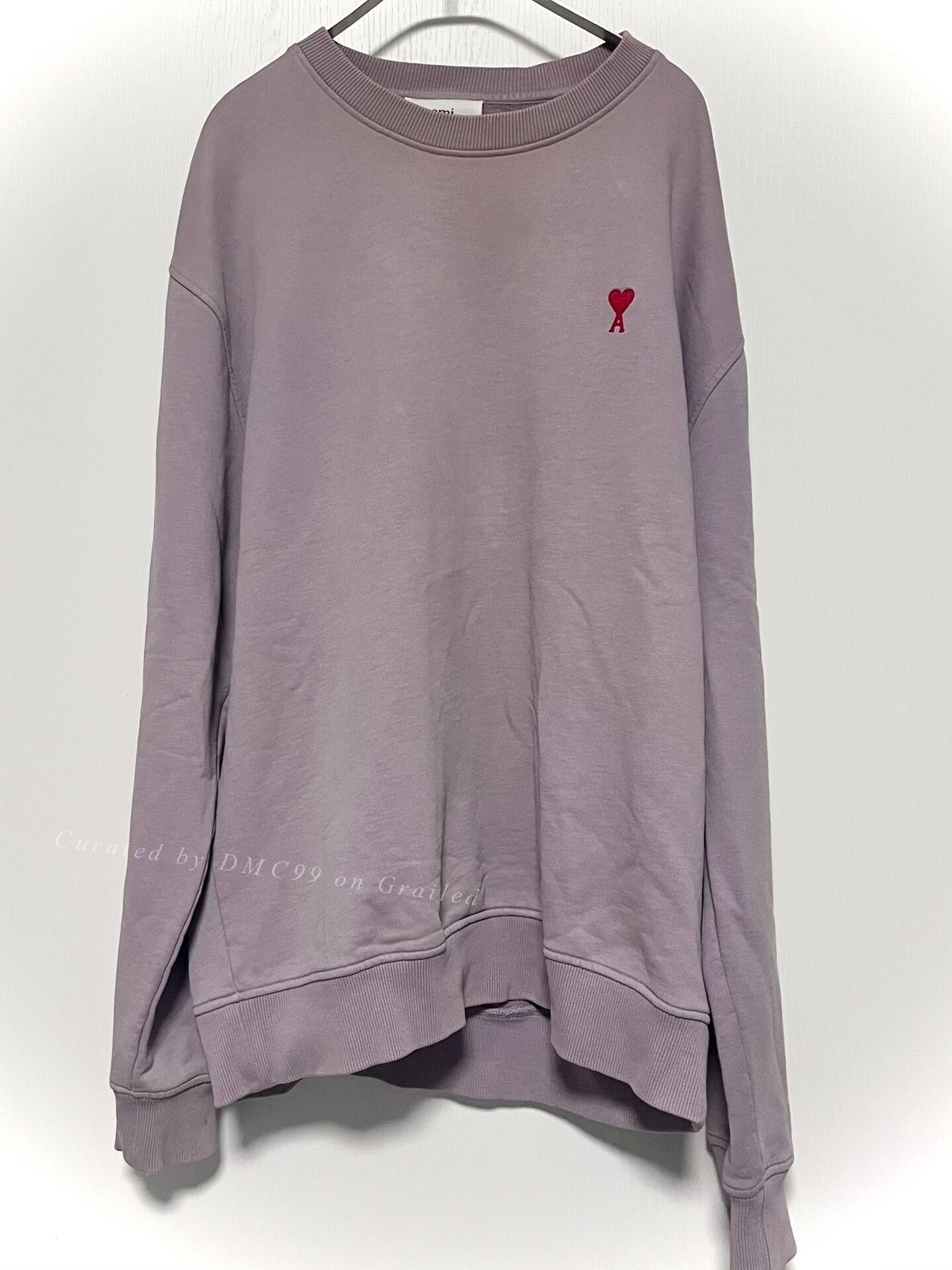 AMI AMI Alexandre Mattiussi Heart Embroidered Sweatshirt Size US XXL / EU 58 / 5 - 1 Thumbnail