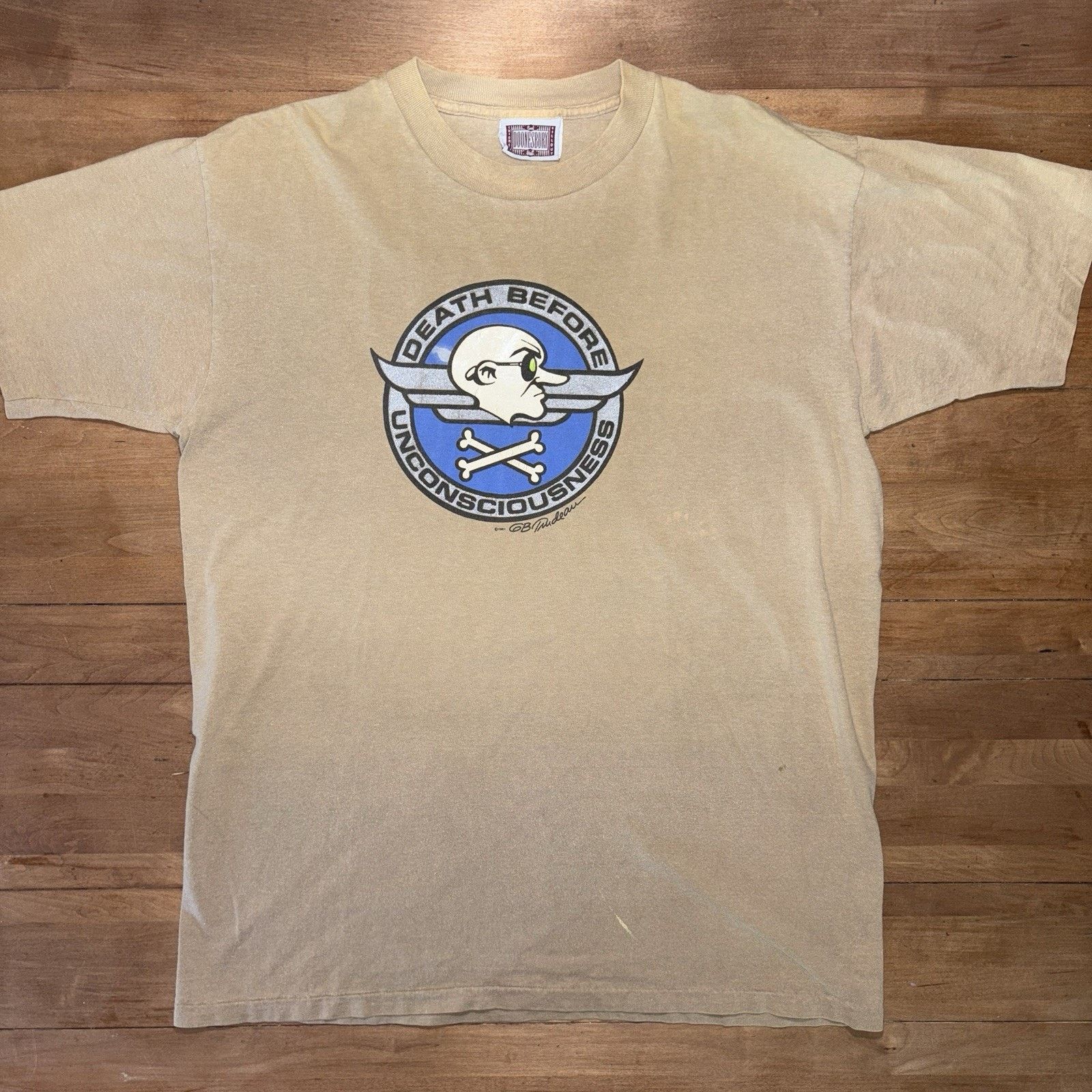 Vintage Vintage Death Before Unconsciousness" graphic T Shirt Art Size US XL / EU 56 / 4 - 2 Thumbnail