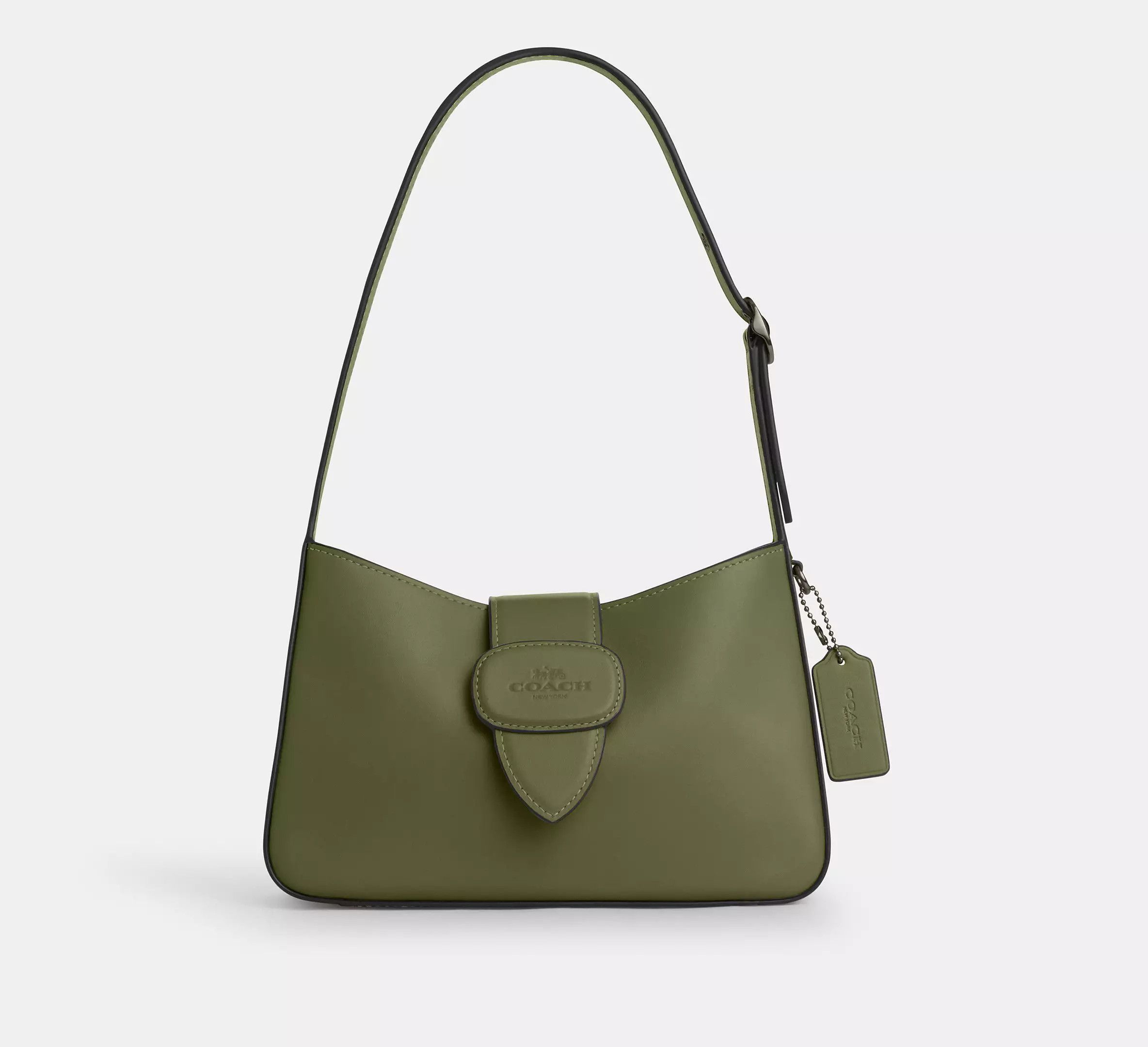 Coach Eliza Shoulder Bag With Leather Covered Closure CT853 Size ONE SIZE - 4 Thumbnail