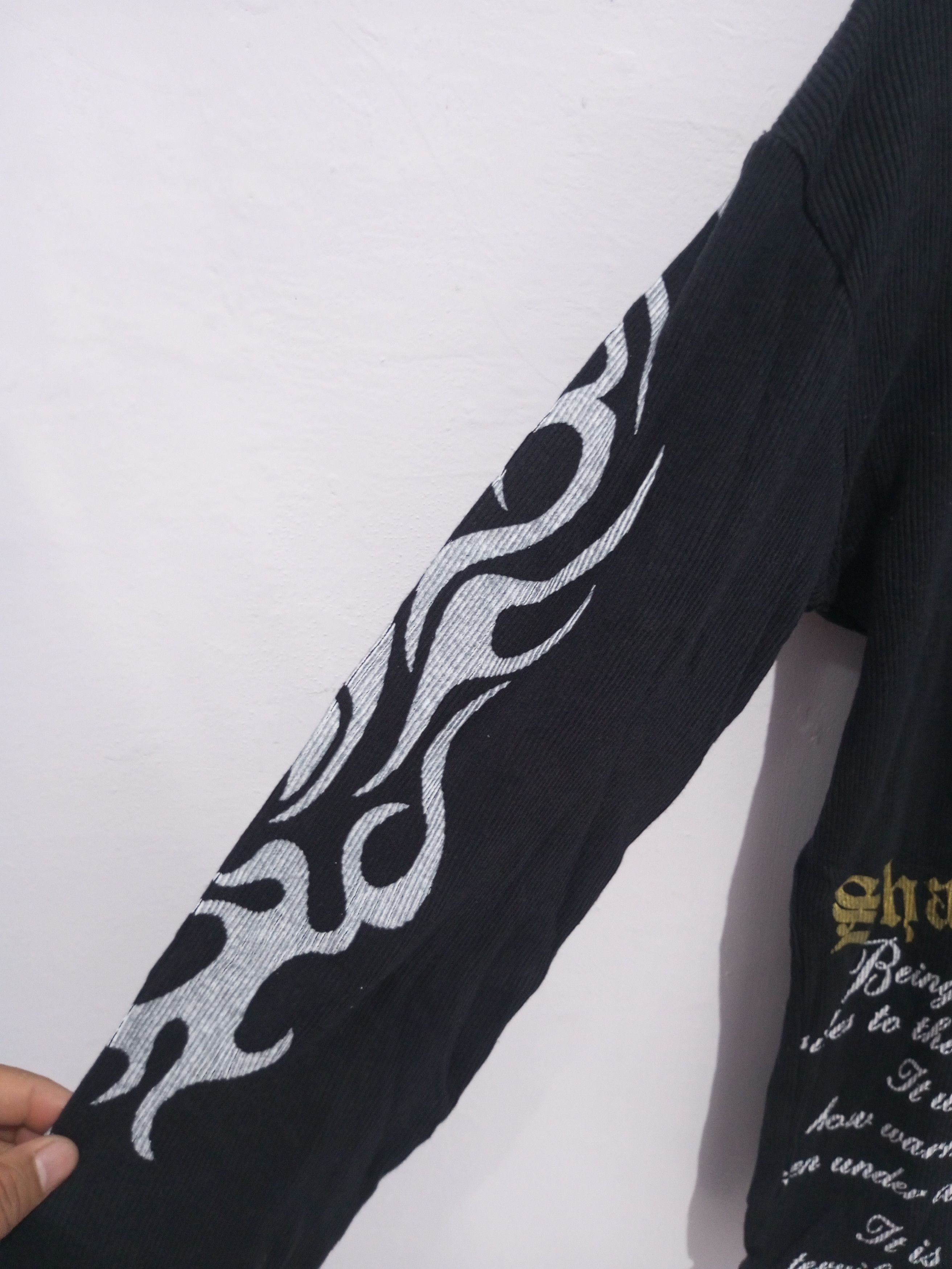 If Six Was Nine × Japanese Brand × Le Grande Bleu (L.G.B.) Japan sensory division poem double layer tribal Long sleeve Size US M / EU 48-50 / 2 - 5 Thumbnail