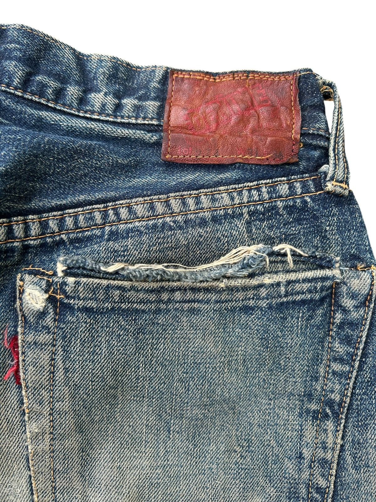 Kapital Thrashed Vintage Denime Selvedge Denim Jeans Size US 29 - 14 Thumbnail