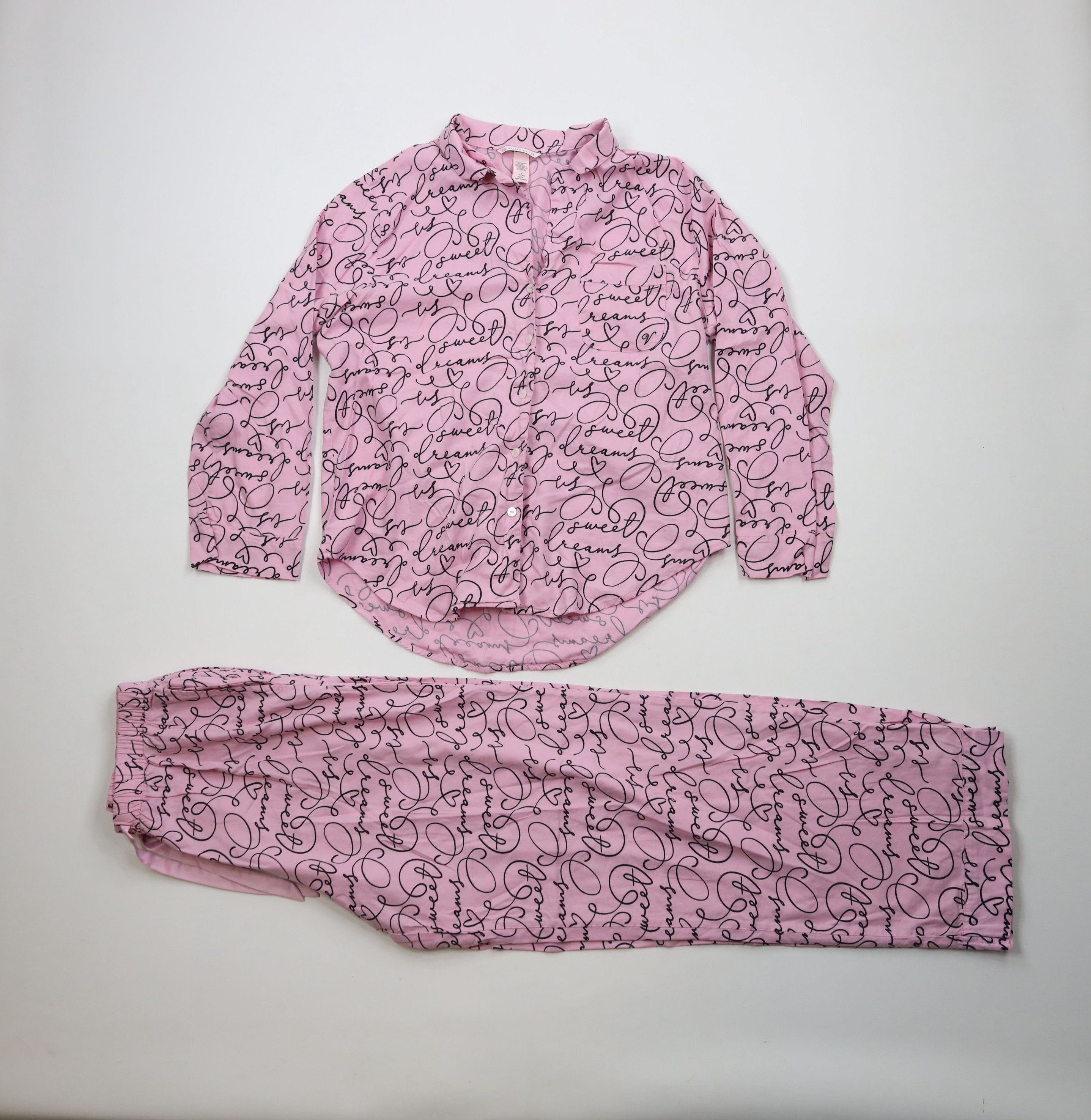 Victoria's Secret × Vintage Vintage Victorias Secret Faded 2 Piece Flannel Pajamas Set Size 28" / US 6 / IT 42 - 1 Thumbnail