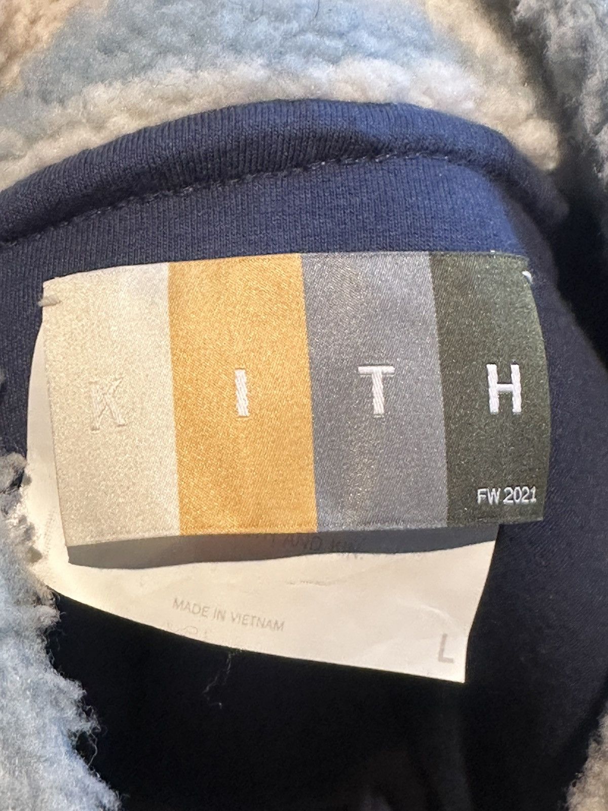 Kith Kith Lakeside Claremont Sherpa Quarter Zip 'Summit' Size US M / EU 48-50 / 2 - 8 Thumbnail