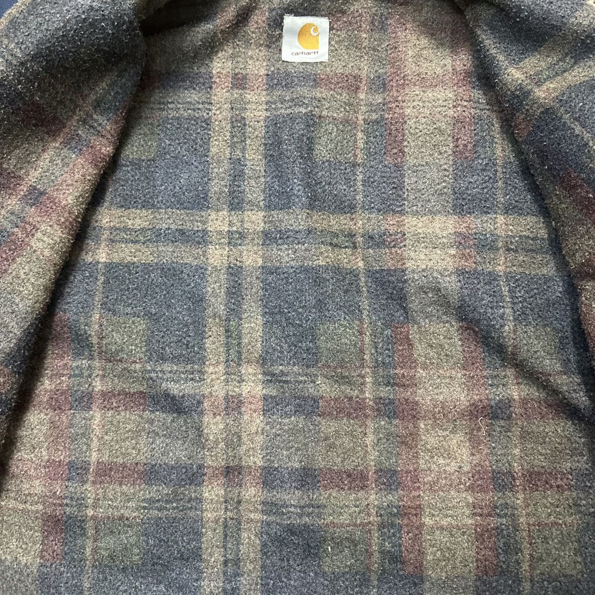 Carhartt Vintage Blanket Lined Carhartt Detroit Jacket J65BLU Size US XL / EU 56 / 4 - 4 Thumbnail
