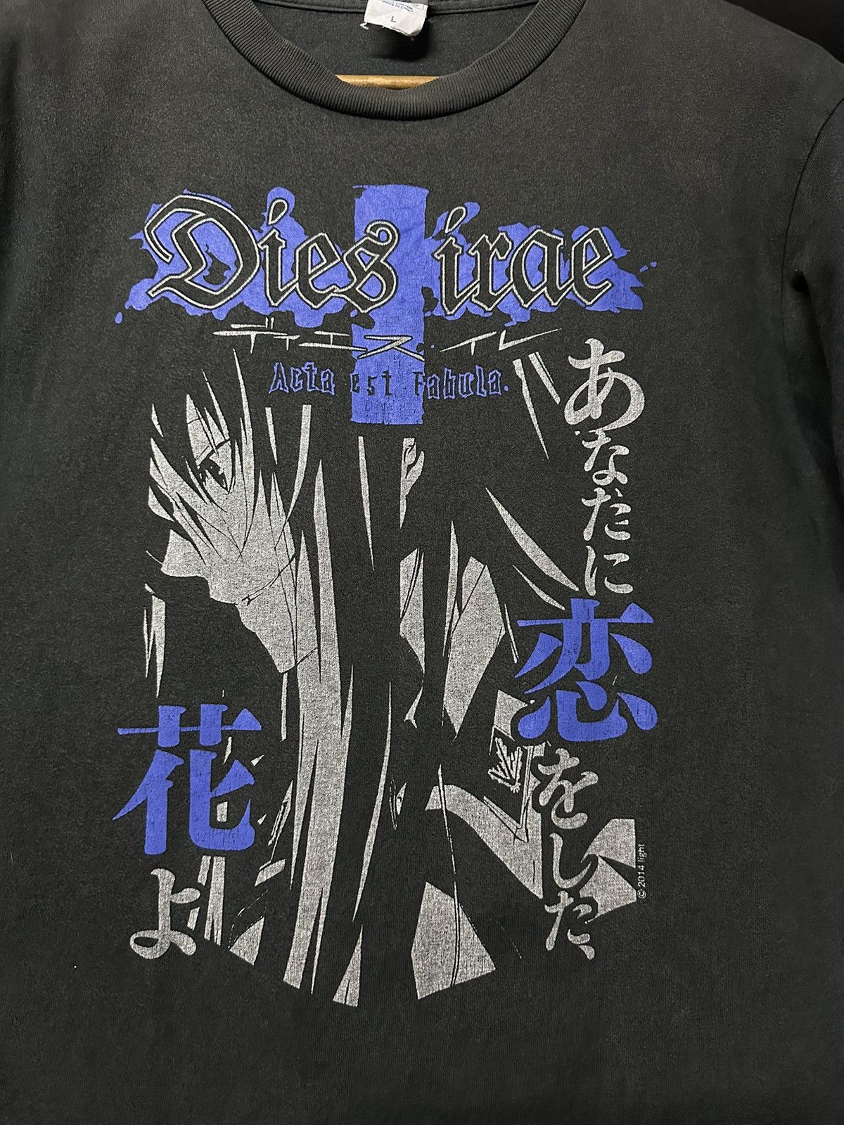 Anime Thrashed Vintage Dies Irae Anime Japan Sun Faded Tee Size US L / EU 52-54 / 3 - 3 Thumbnail