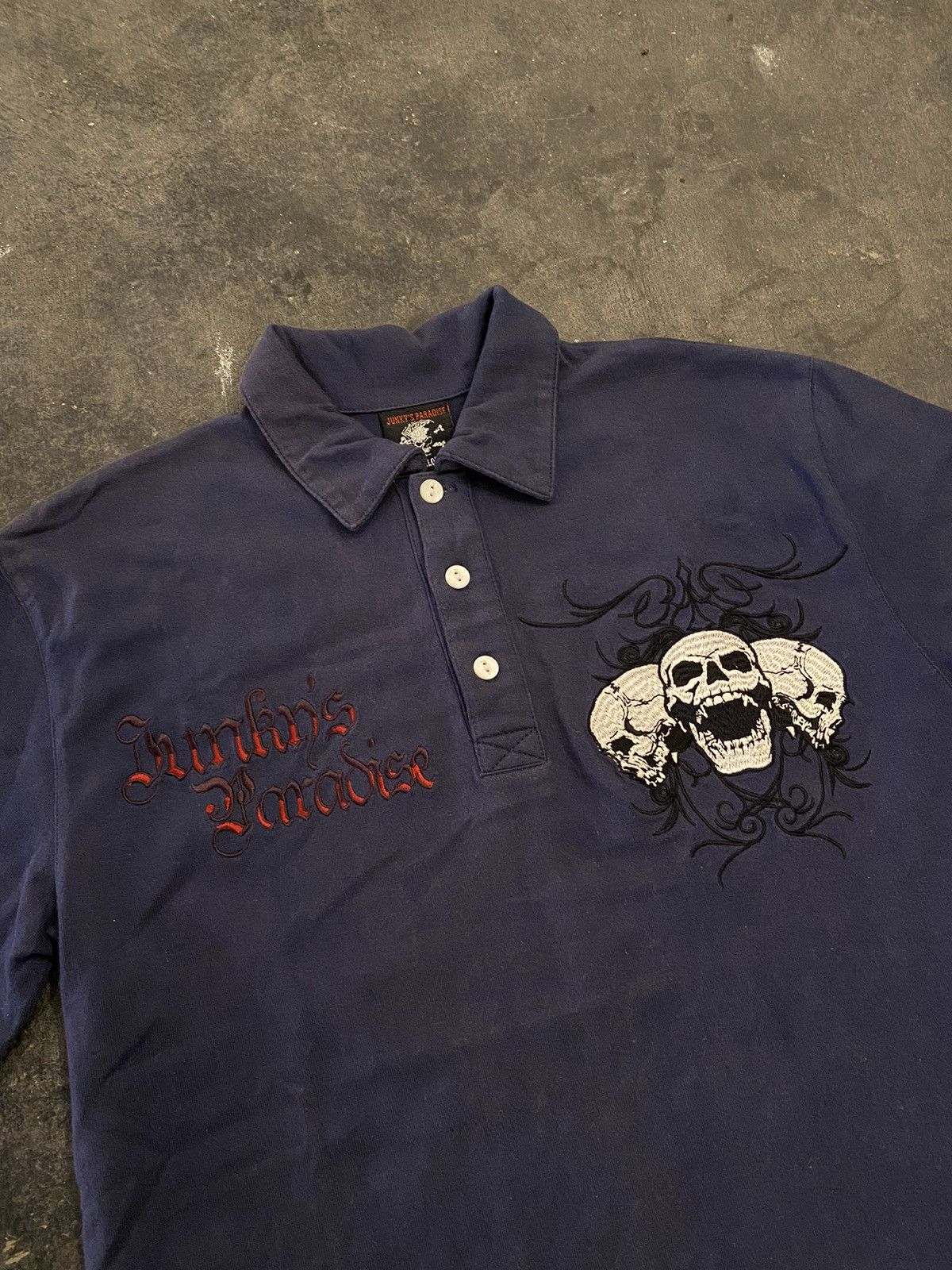 Hysteric Glamour Y2k Junky’s Paradise skulls punks polo shirt Size US S / EU 44-46 / 1 - 4 Thumbnail