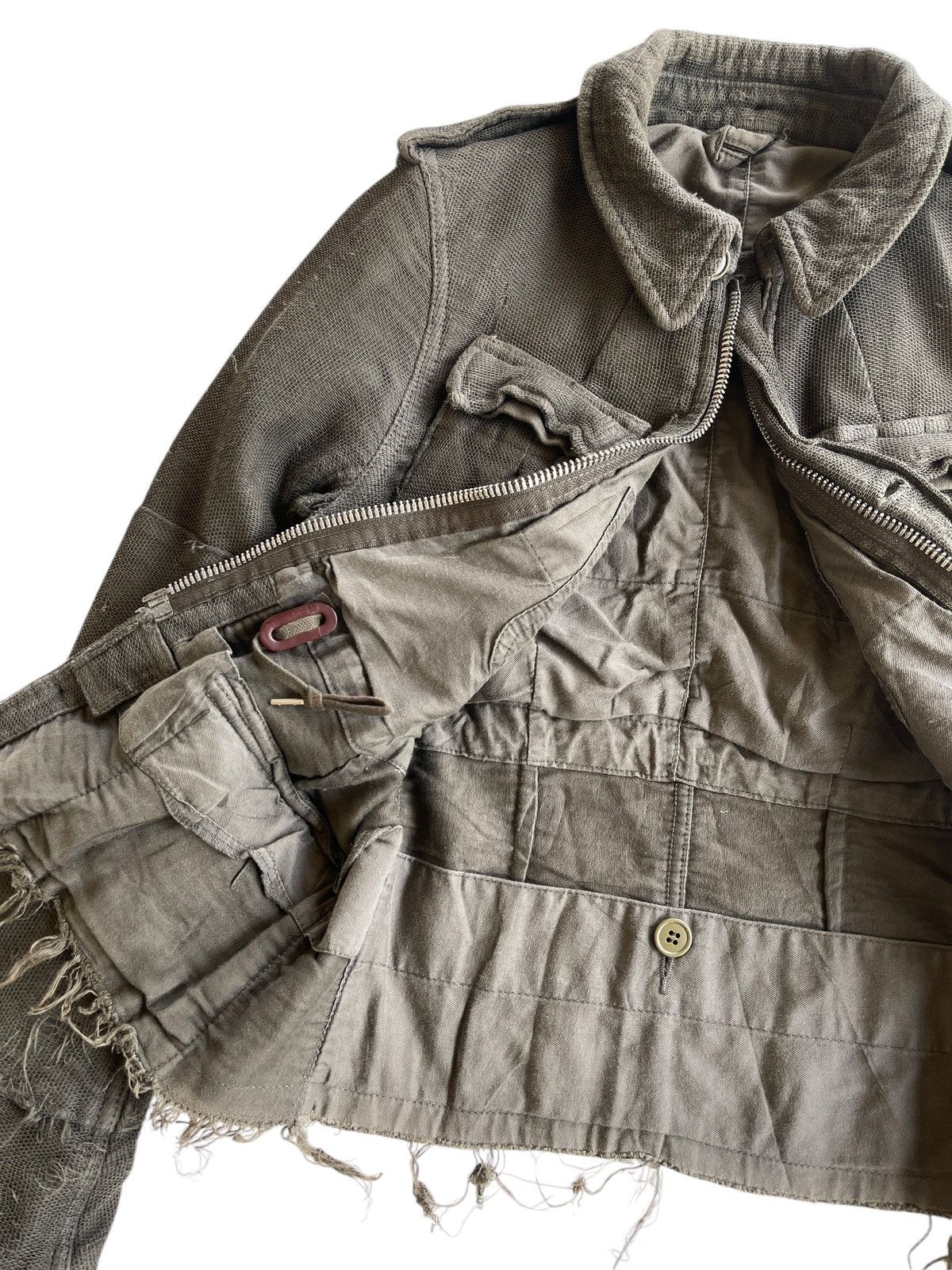 Maison MIHARA YASUHIRO AW05 Miharayasuhiro distressed Pattern cargo jacket Size M / US 6-8 / IT 42-44 - 14 Thumbnail
