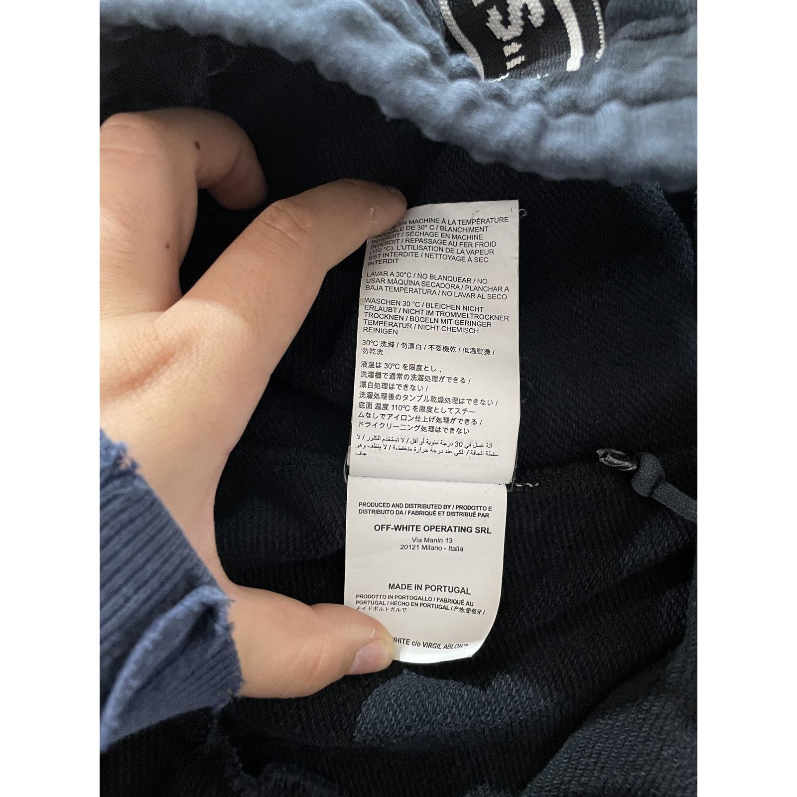 Off-White OFF-WHITE STRIPE LOGO SWEAT PANT SIZE XXL PREOWNED Size US 34 / EU 50 - 3 Thumbnail