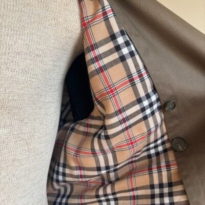 Other Vintage Trench Coat Classic Double Breasted Belted Long Rain Size S / US 4 / IT 40 - 6 Thumbnail