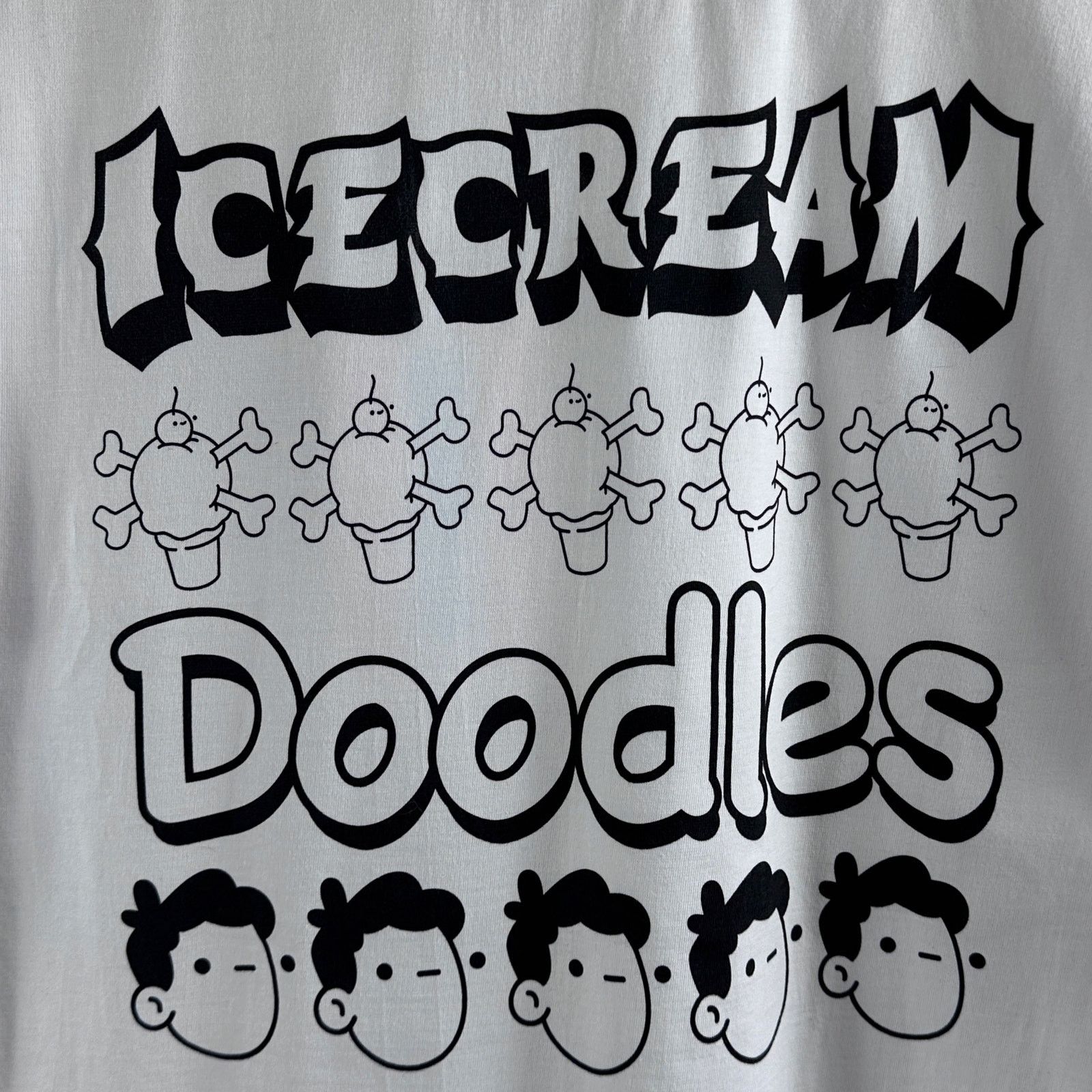 Icecream The Doodles White Coloring Tee Size US XL / EU 56 / 4 - 2 Thumbnail
