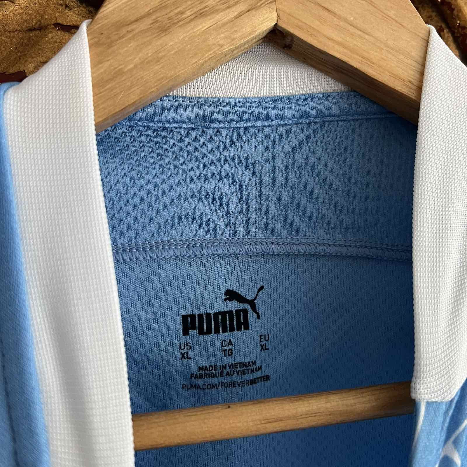 Puma MANCHESTER CITY PUMA SOCCER AWAY JERSEY #21 SILVA Size US M / EU 48-50 / 2 - 4 Thumbnail