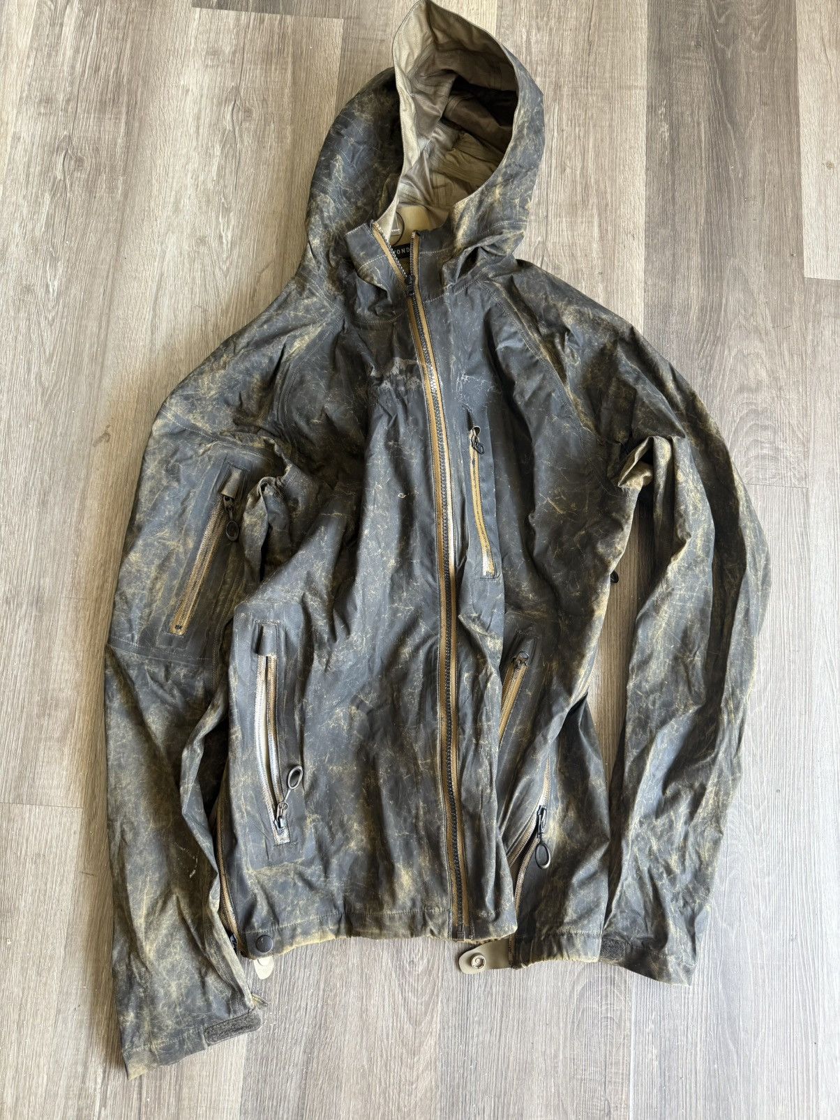 Other Goretex Cracked Painted Jacket Size US L / EU 52-54 / 3 - 2 Thumbnail