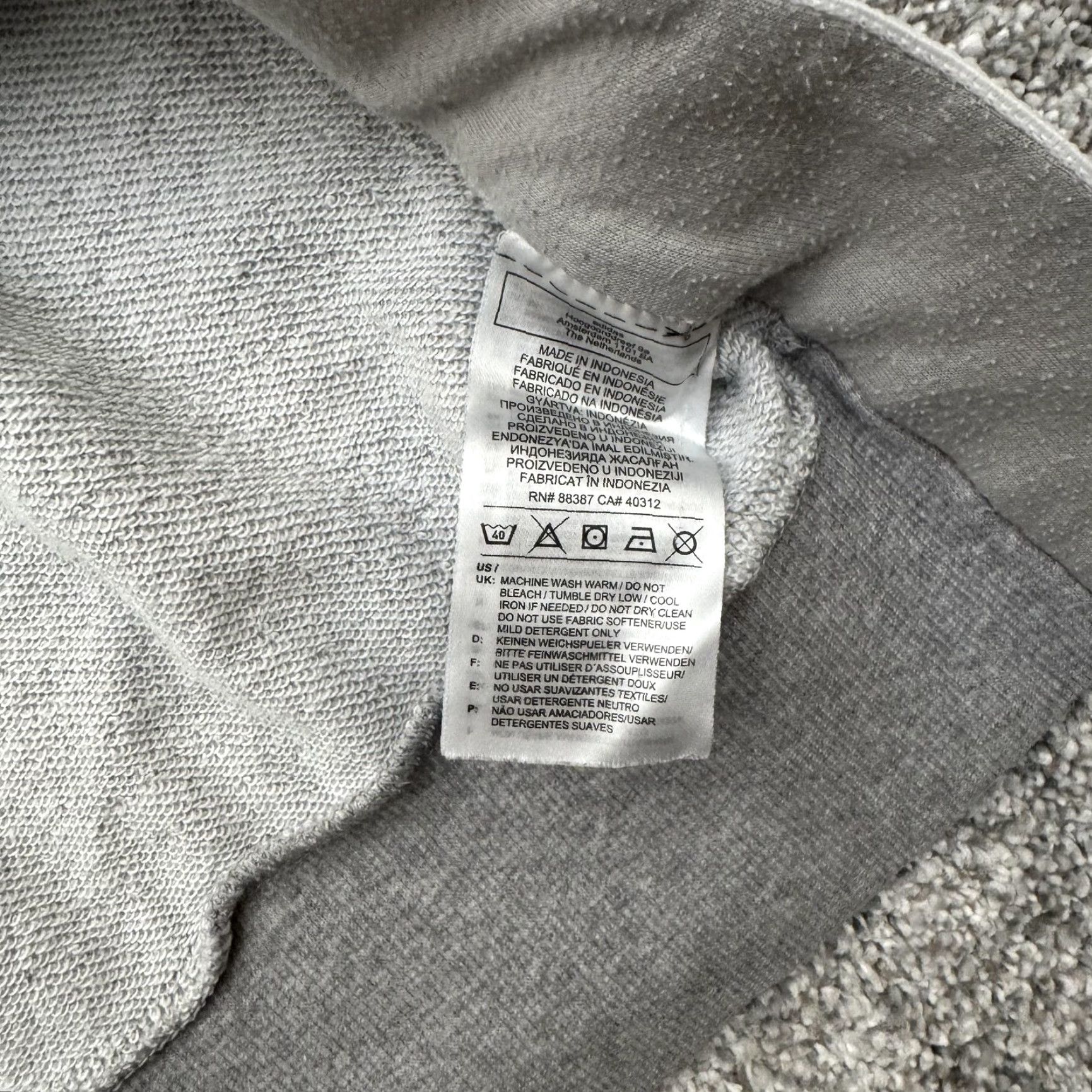 Adidas Adidas Sweatshirt Shirt Mens Small Gray Crewneck Pullover Tape Athletic Casual Top Size US S / EU 44-46 / 1 - 7 Thumbnail