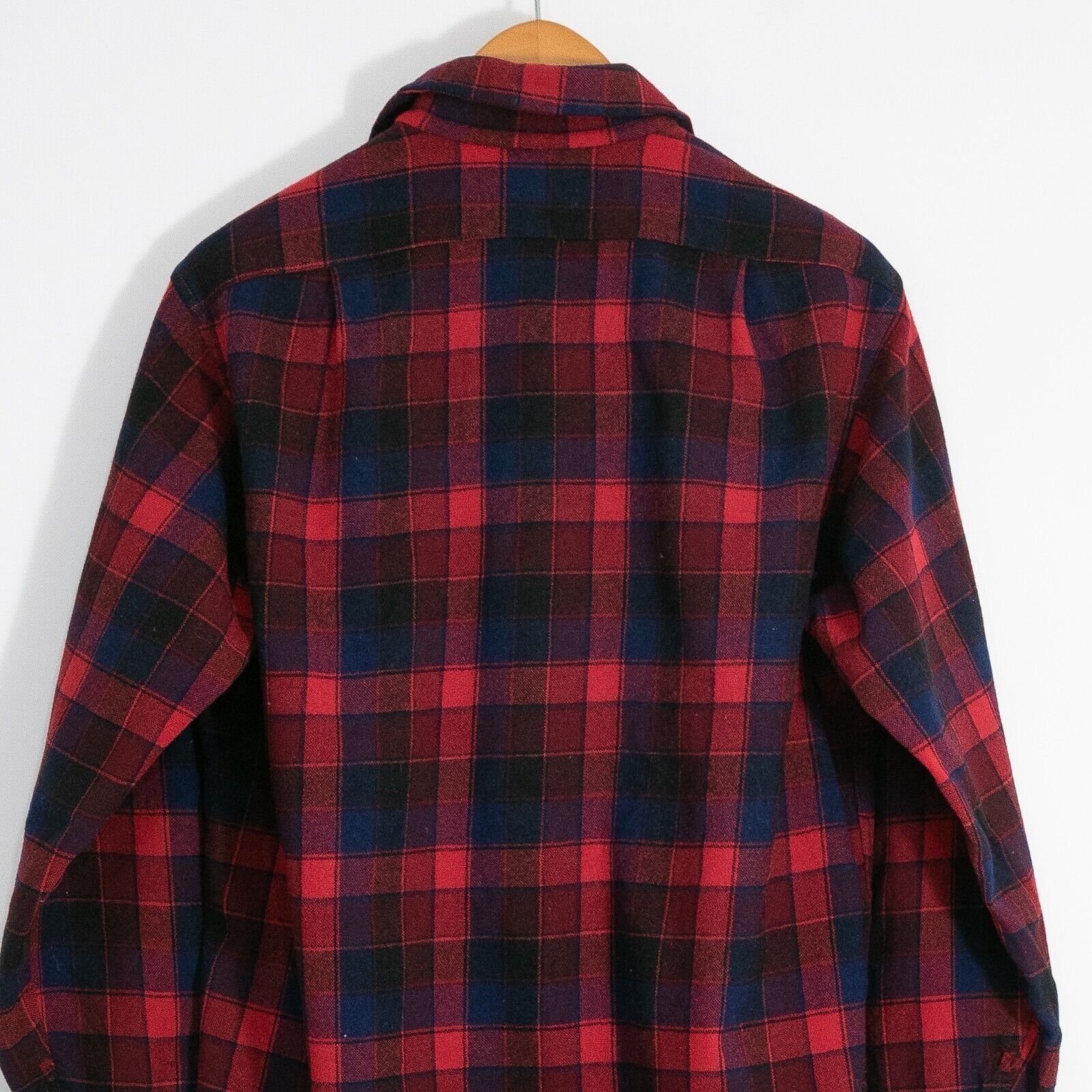 Vintage Vintage Plaid Wool Button Up Shirt Mens Medium - Long Sleeve Size US M / EU 48-50 / 2 - 7 Thumbnail