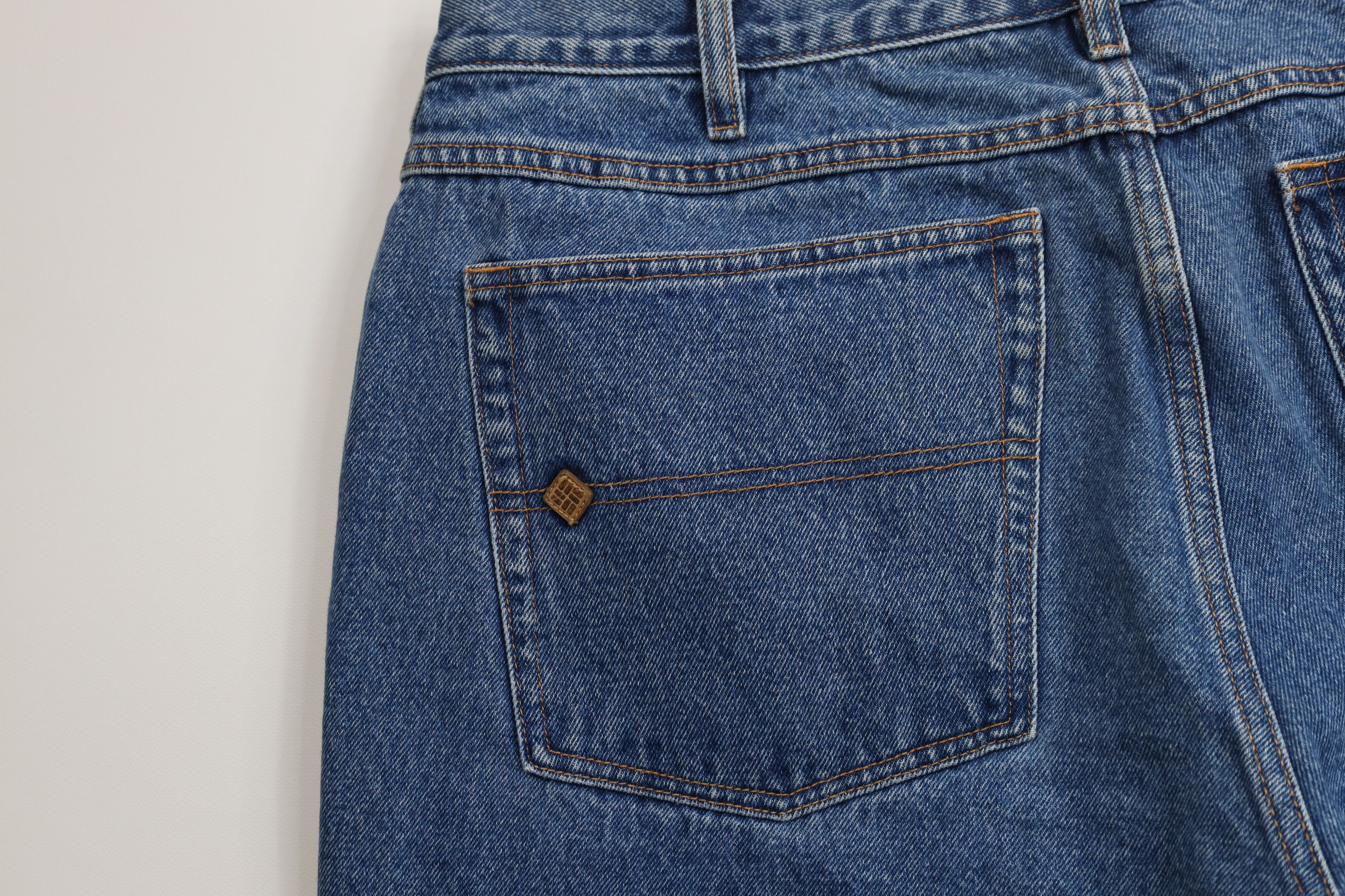 Columbia Vintage 90s Columbia Spell Out Relaxed Wide Leg Denim Jeans Size US 38 / EU 54 - 13 Thumbnail