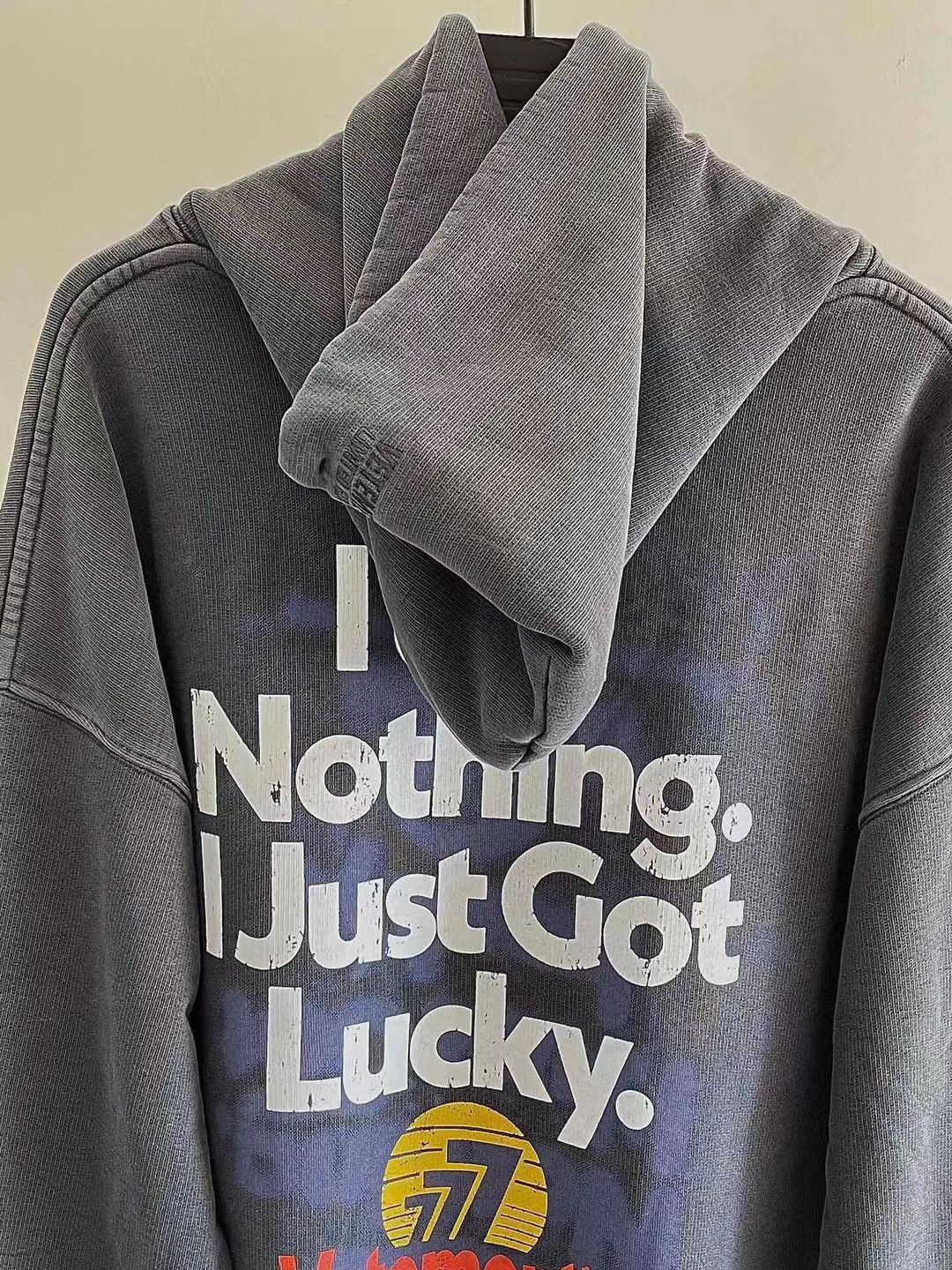 Vetements VETEMENTS I Just Got Lucky Hoodie Size US M / EU 48-50 / 2 - 3 Thumbnail