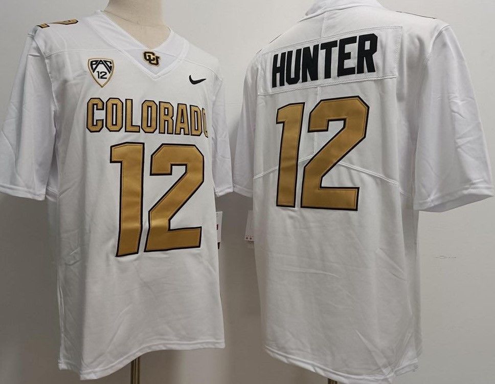 Other Men's Buffaloes 12 Travis Hunter White White Jersey Size US M / EU 48-50 / 2 - 1 Thumbnail