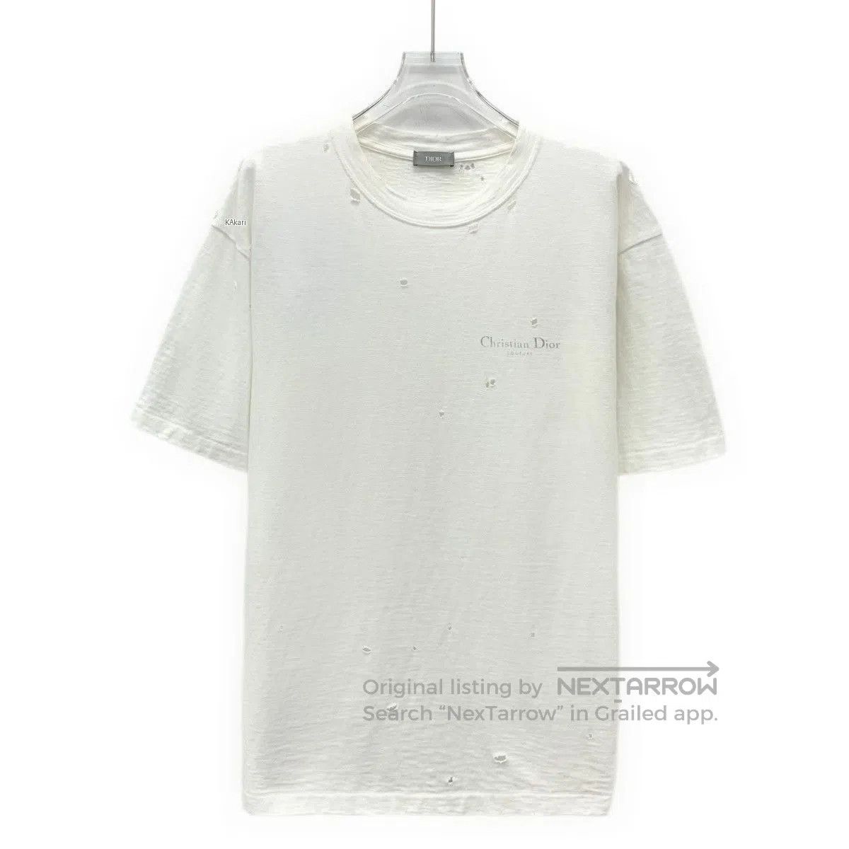 Dior White Distressed Short. Size US M / EU 48-50 / 2 - 1 Thumbnail