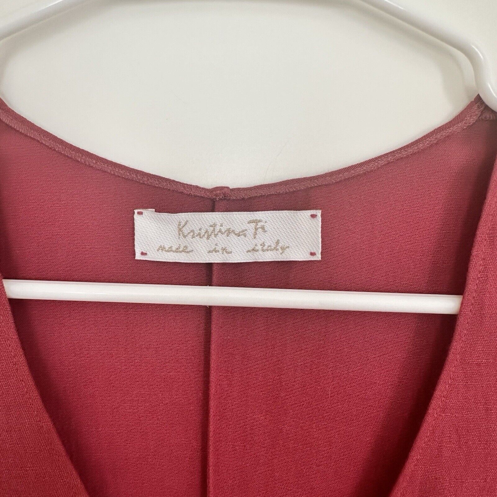 Other Linen Cotton Shift Dress Terracota Size S Made In Italy Size S / US 4 / IT 40 - 5 Thumbnail
