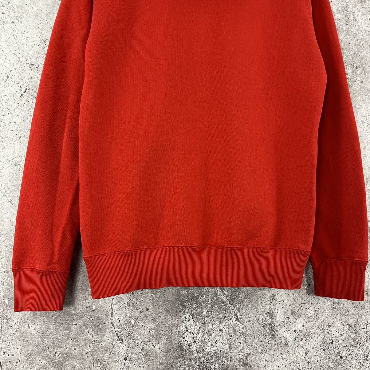 Nike × Vintage Vintage 2000s Nike Hoodie Big Logo Swoosh Embroidery Red Size L / US 10 / IT 46 - 8 Thumbnail