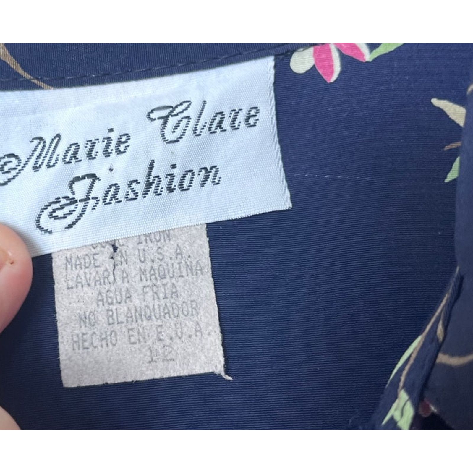 Vintage Vintage Floral Marie Clare Fashion Blouse 12 Size XL / US 12-14 / IT 48-50 - 3 Thumbnail