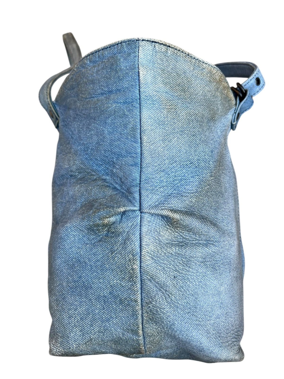 Leather DECADE Japan Distress Dirty Patina Leather Bag Tote Size ONE SIZE - 12 Thumbnail