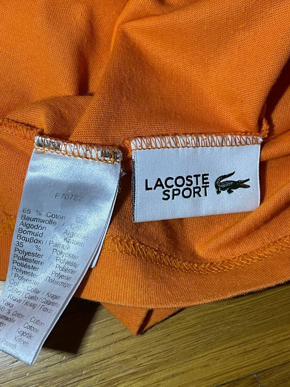 Lacoste Lacoste sport orange basic logo tee Size US XL / EU 56 / 4 - 7 Thumbnail
